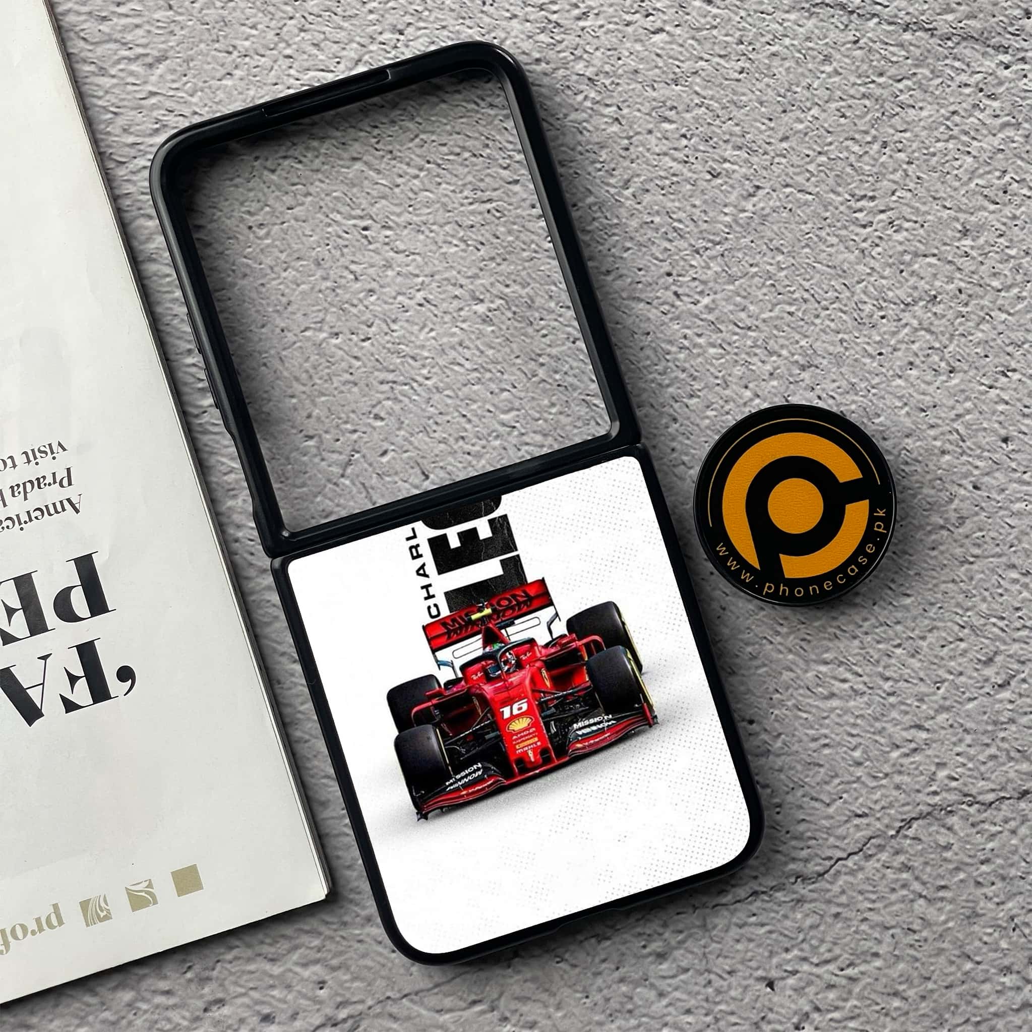 Xiaomi Mix Flip - Formula 1 Design Series - Premium Metal  Printed soft Bumper shock Proof Case
