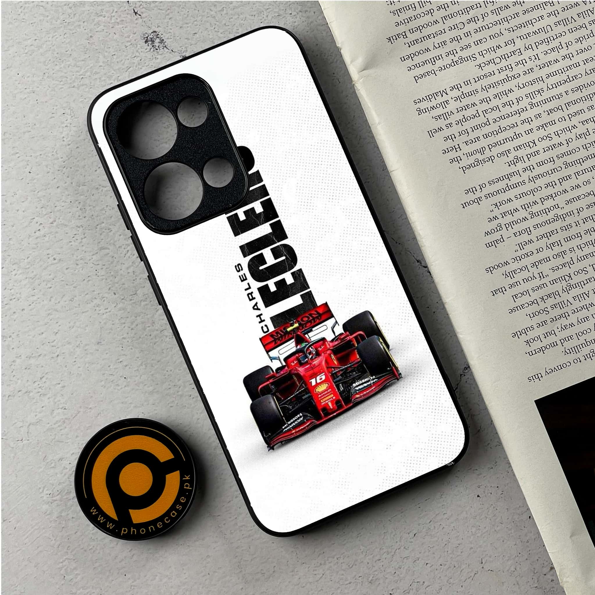 Oppo Reno 13 - Formula 1 Design Series - Premium Metal Printed Soft Bumper Shockproof Case