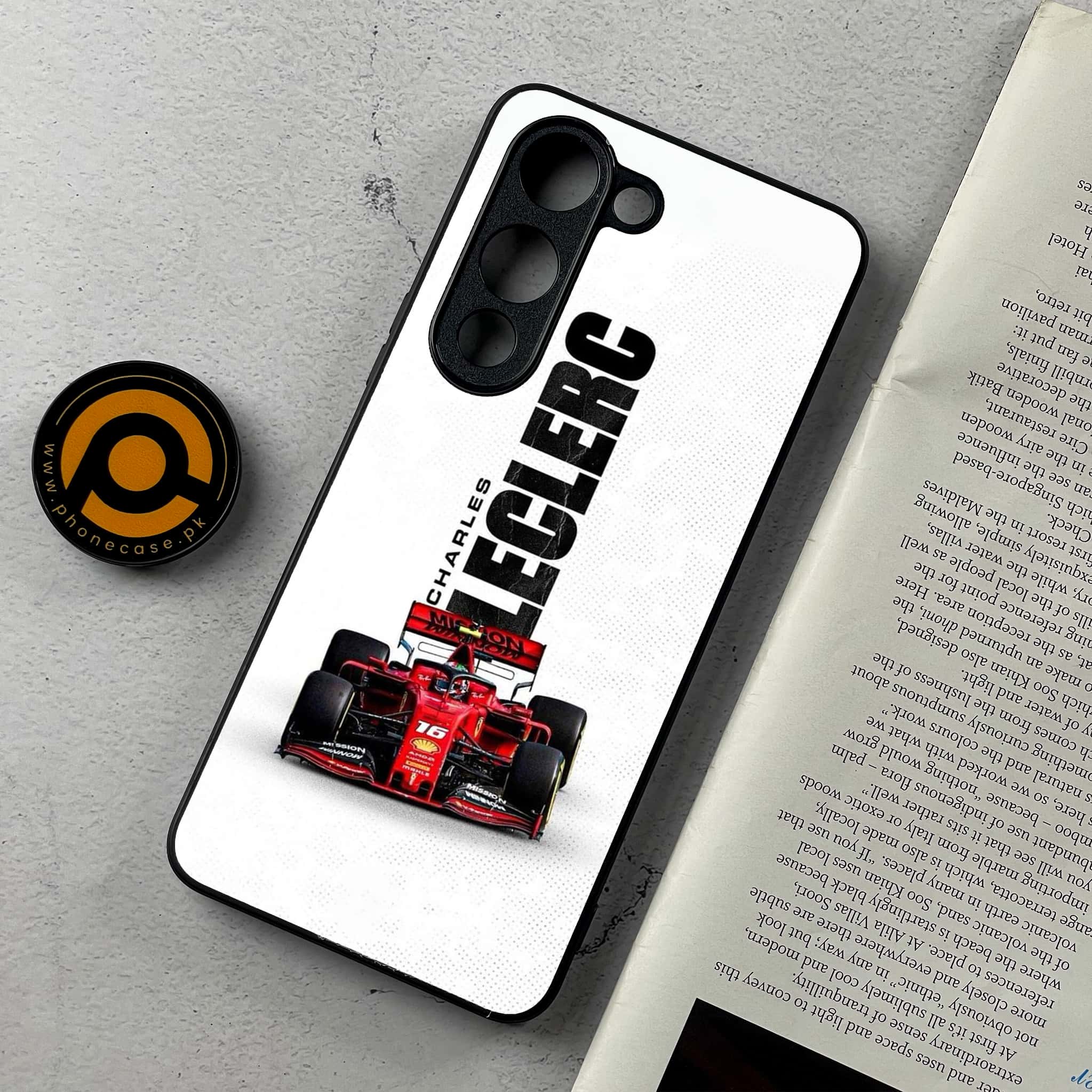 Vivo Y04 - Formula 1 Design - Premium Metal Printed Soft Bumper Shockproof Case