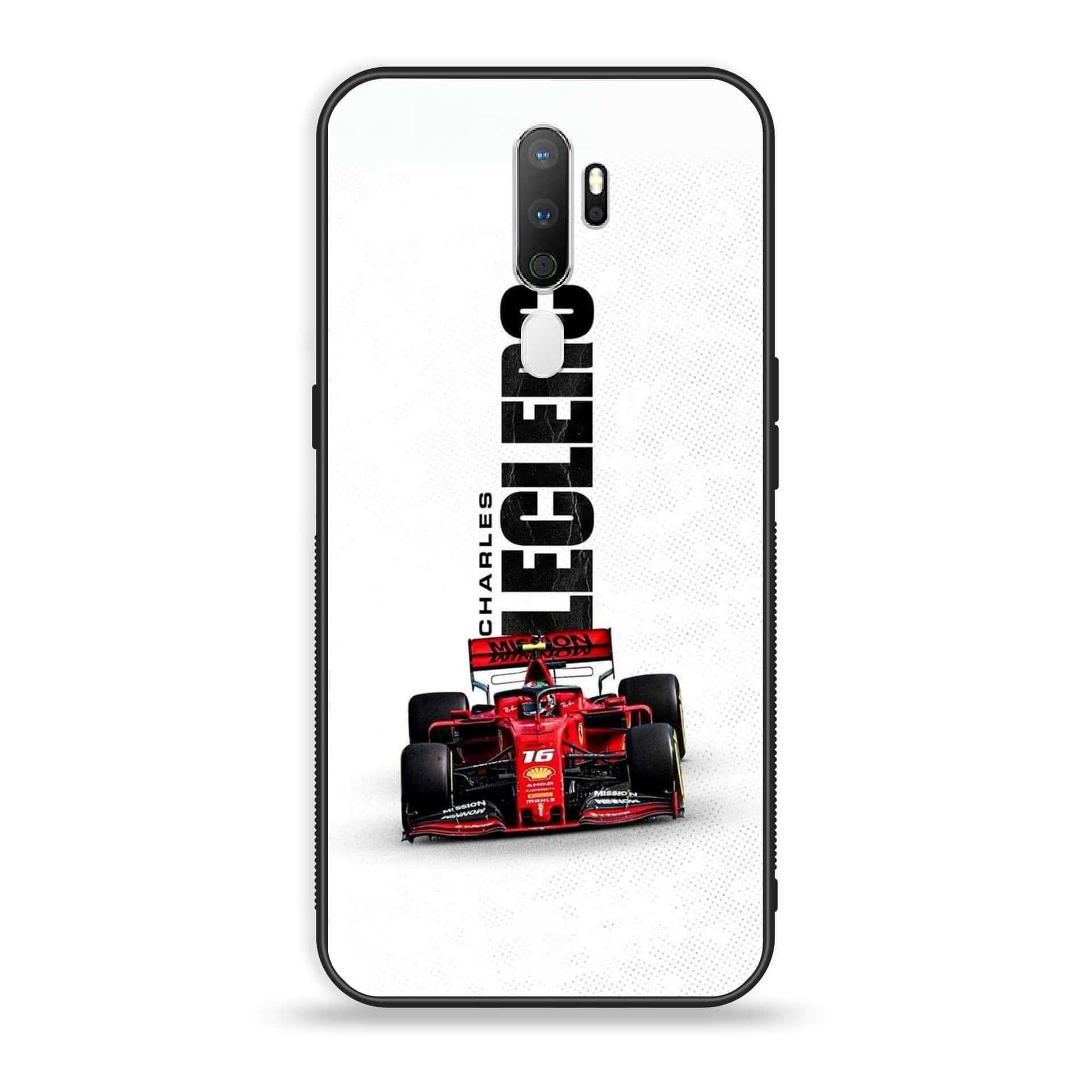 Oppo A5 2020 - Formula 1 Design Series - Premium Printed Glass soft Bumper shock Proof Case