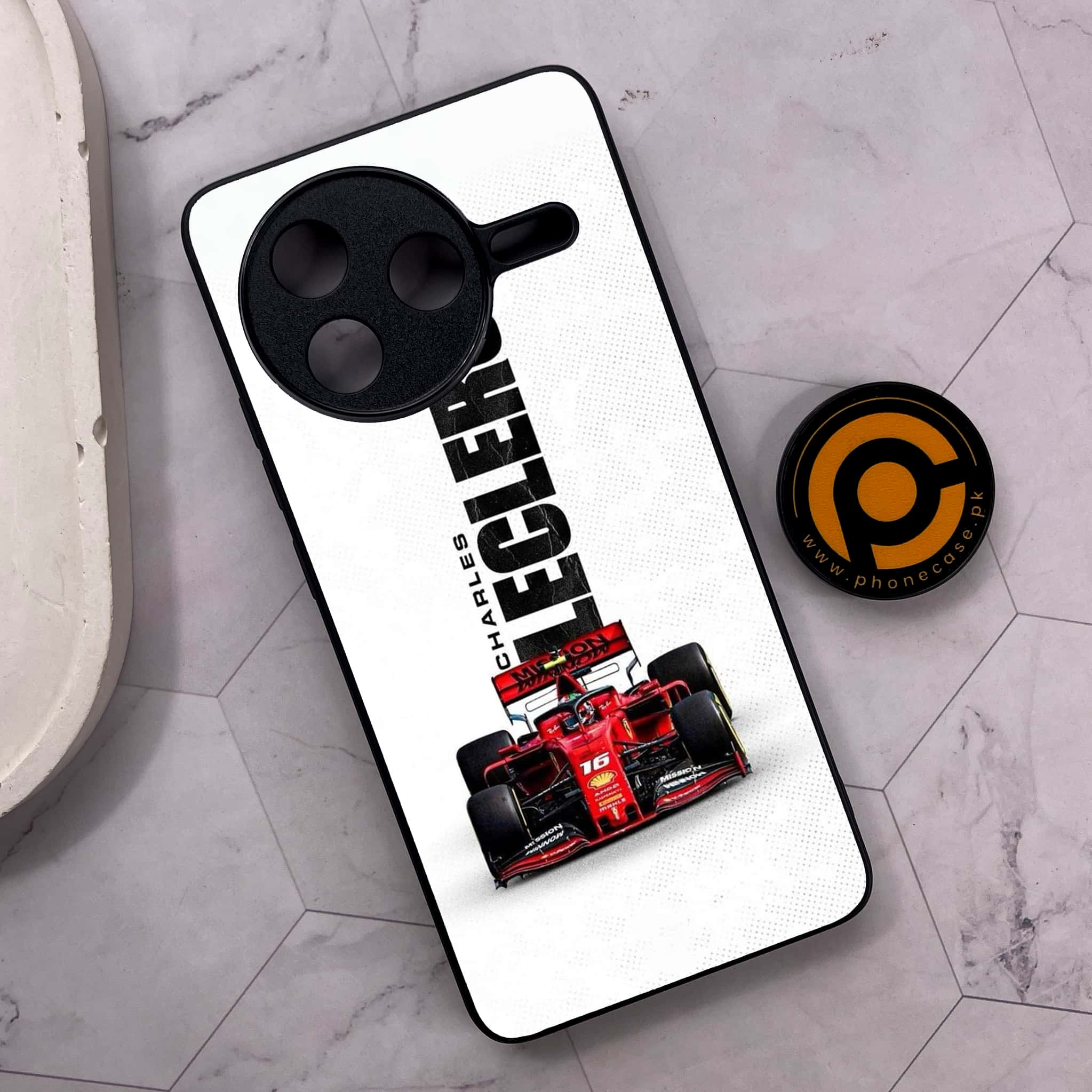 Xiaomi Poco F7 Pro 5G - Formula 1 Design Series - Premium Metal Printed soft Bumper shock Proof Case