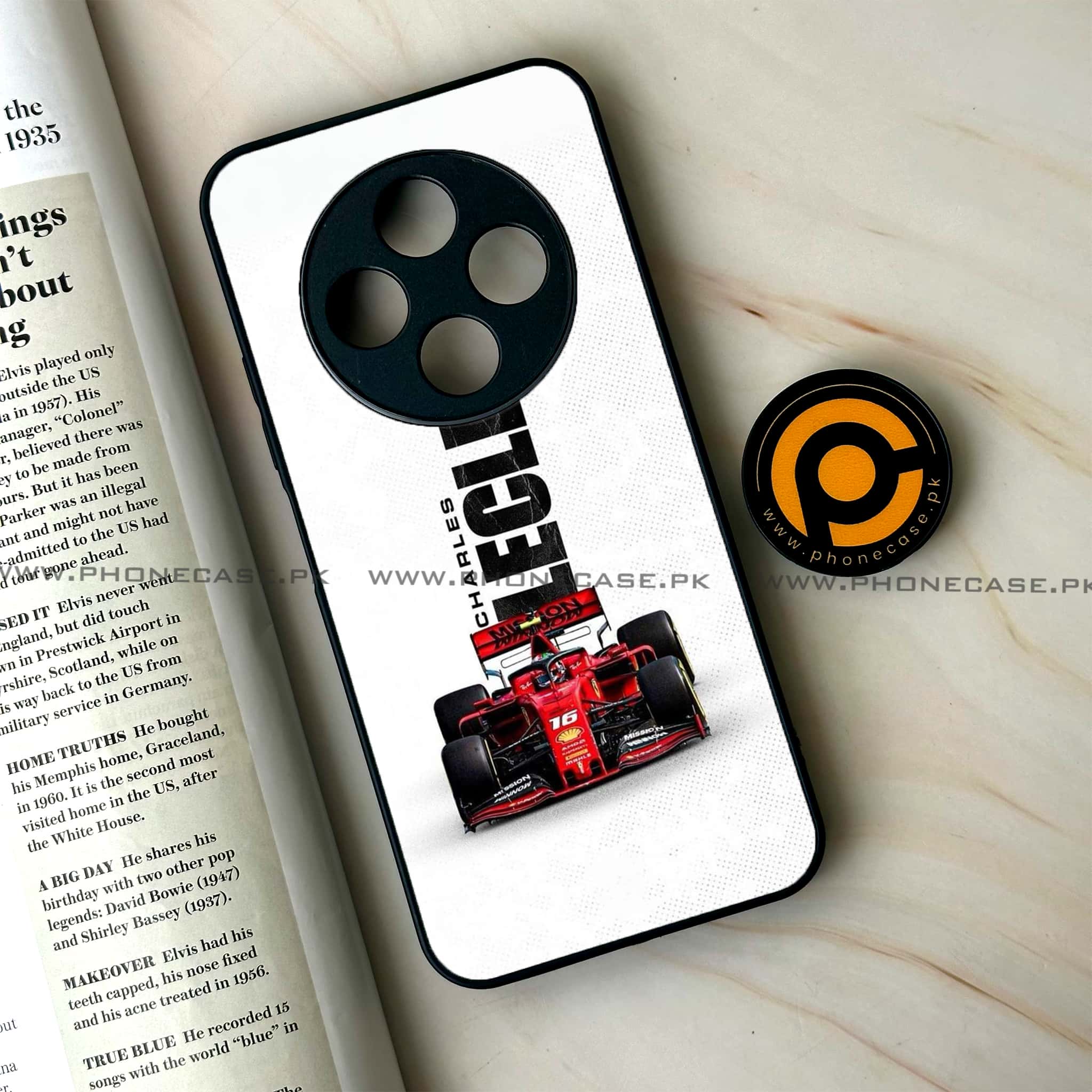 Oppo F27 Pro - Formula 1 Design Series - Premium Metal Printed soft Bumper Shock Proof Case