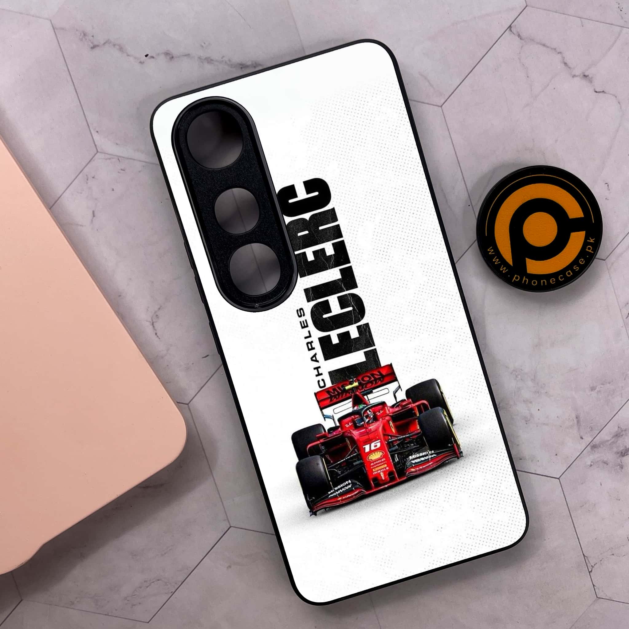 Vivo V50 Lite - Formula 1 Design Series - Premium Metal Printed soft Bumper shock Proof Case
