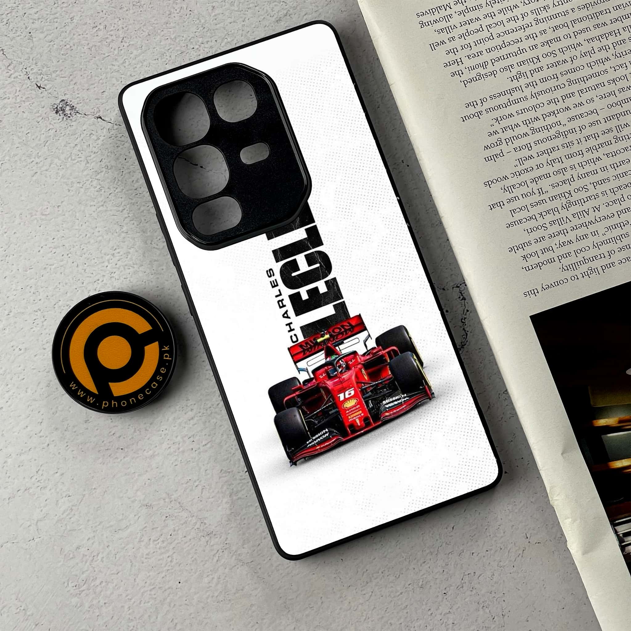 Infinix Note 50 - Formula 1 Design Series - Premium Metal Printed Soft Bumper Shockproof Case