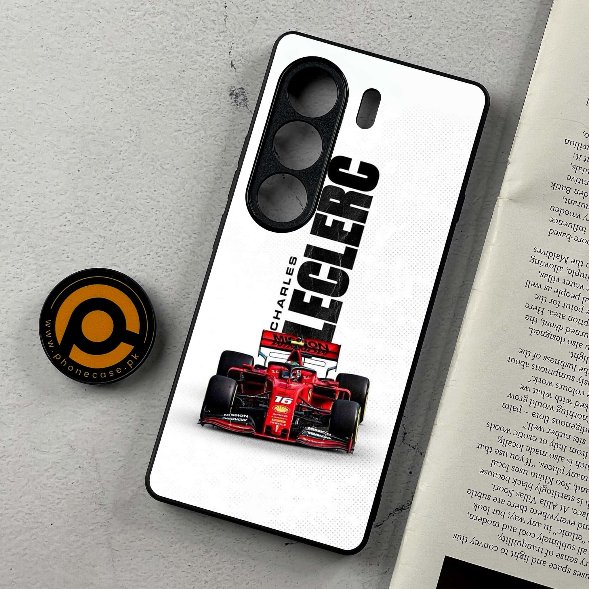Tecno Camon 40 - Formula 1 Design Series - Premium Metal Printed Soft Bumper Shockproof Case