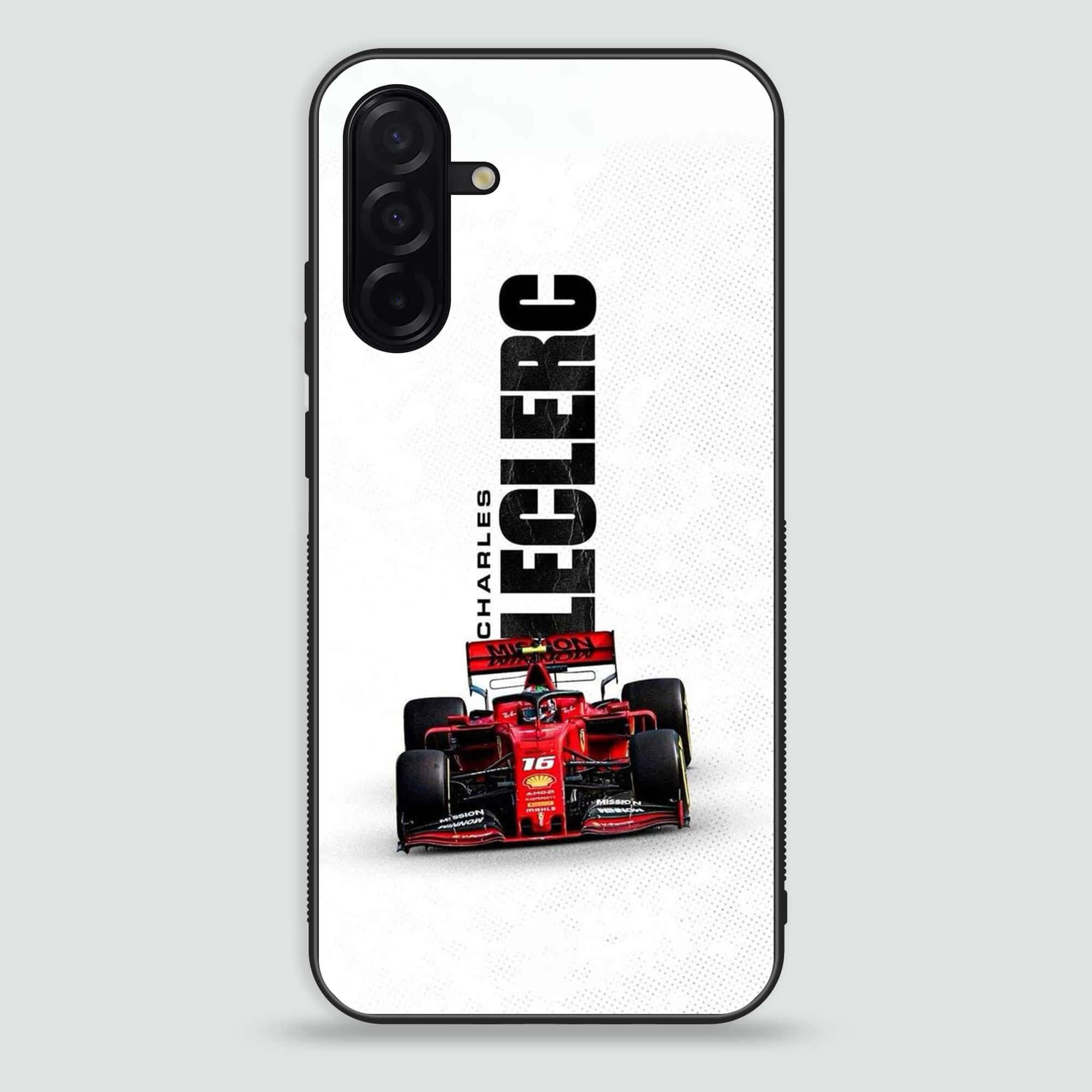 Samsung Galaxy A26 -   Formula 1 Design- Premium Printed Glass soft Bumper shock Proof Case
