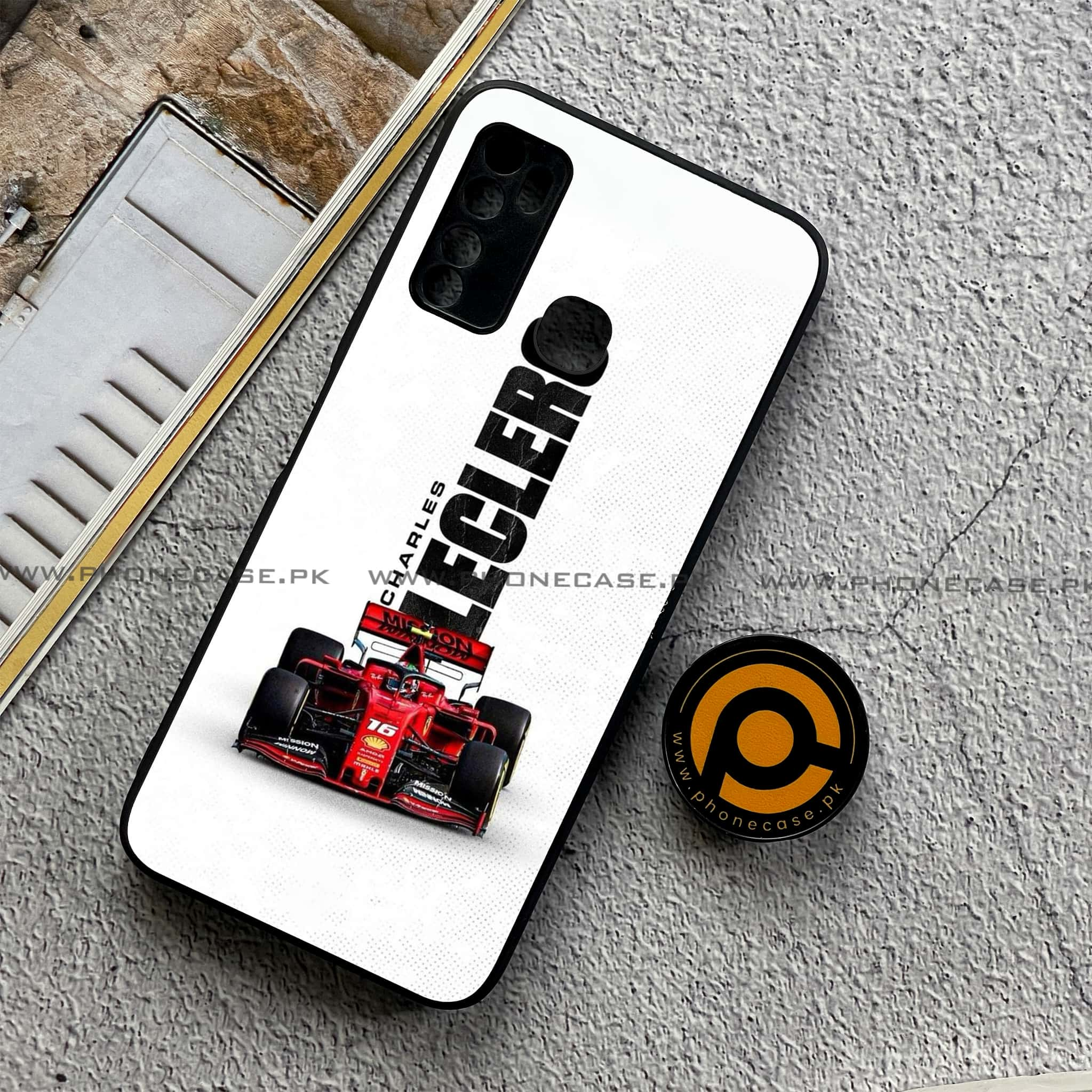 Infinix Note 7 Lite - Formula 1 Design - Premium Printed Metal soft Bumper shock Proof Case