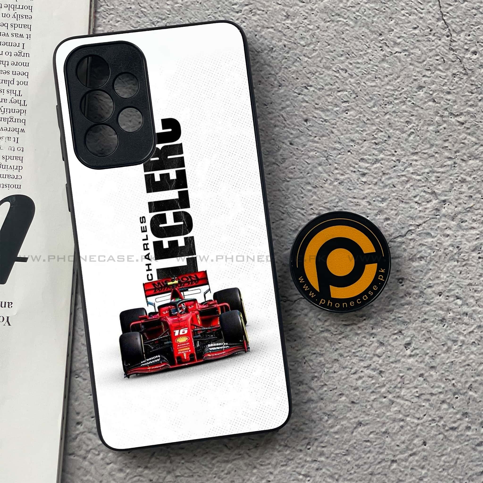 Samsung Galaxy A33- Formula 1 Design Series - Premium Printed Glass soft Bumper shock Proof Case