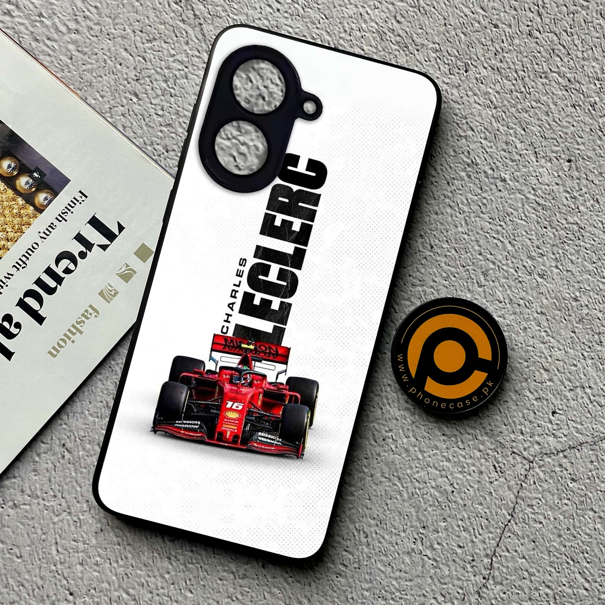 Xiaomi Redmi A5 - Formula 1 Design Series - Premium Metal Printed soft Bumper shock Proof Case