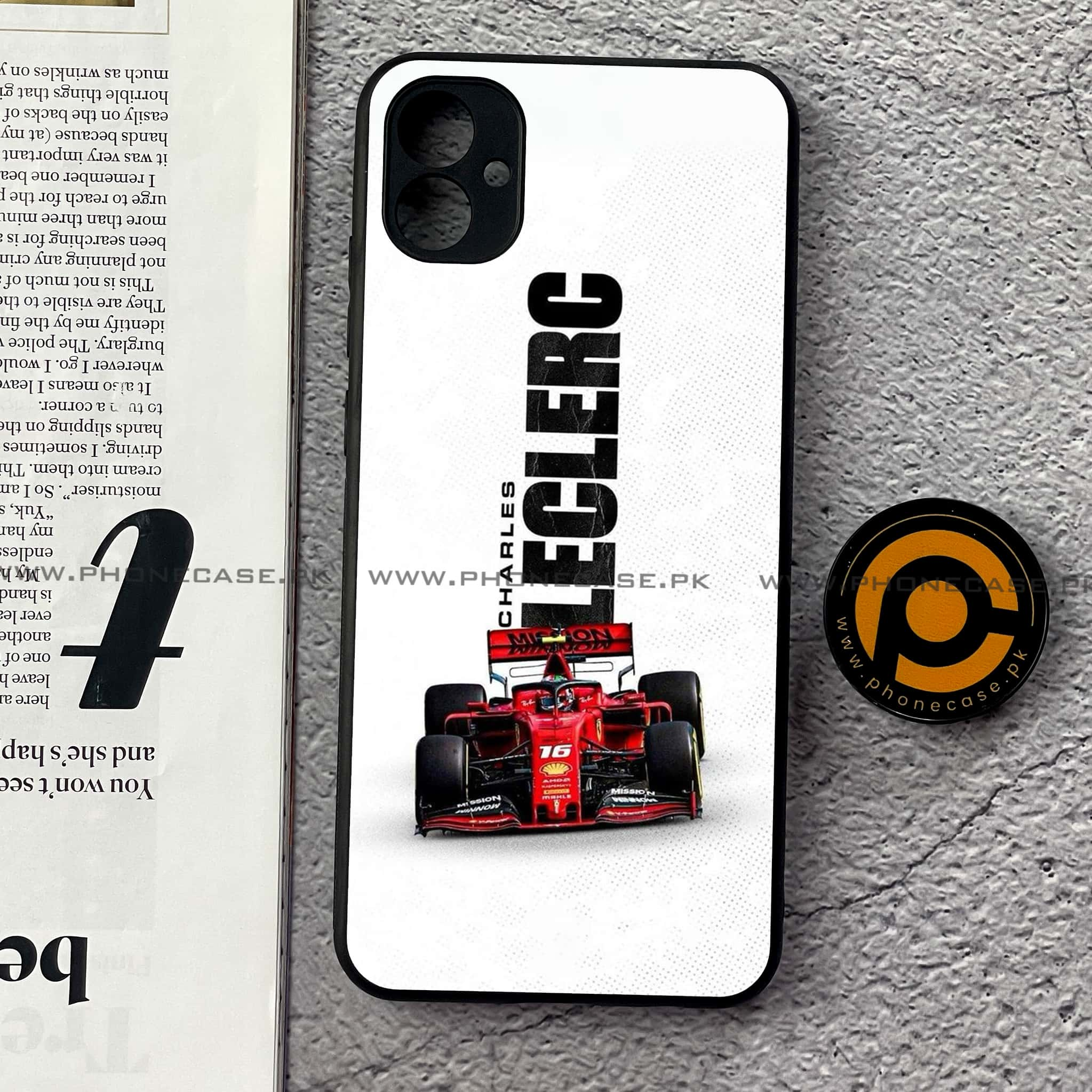 Samsung Galaxy A04e - Formula 1 Design - Premium Printed Glass soft Bumper shock Proof Case