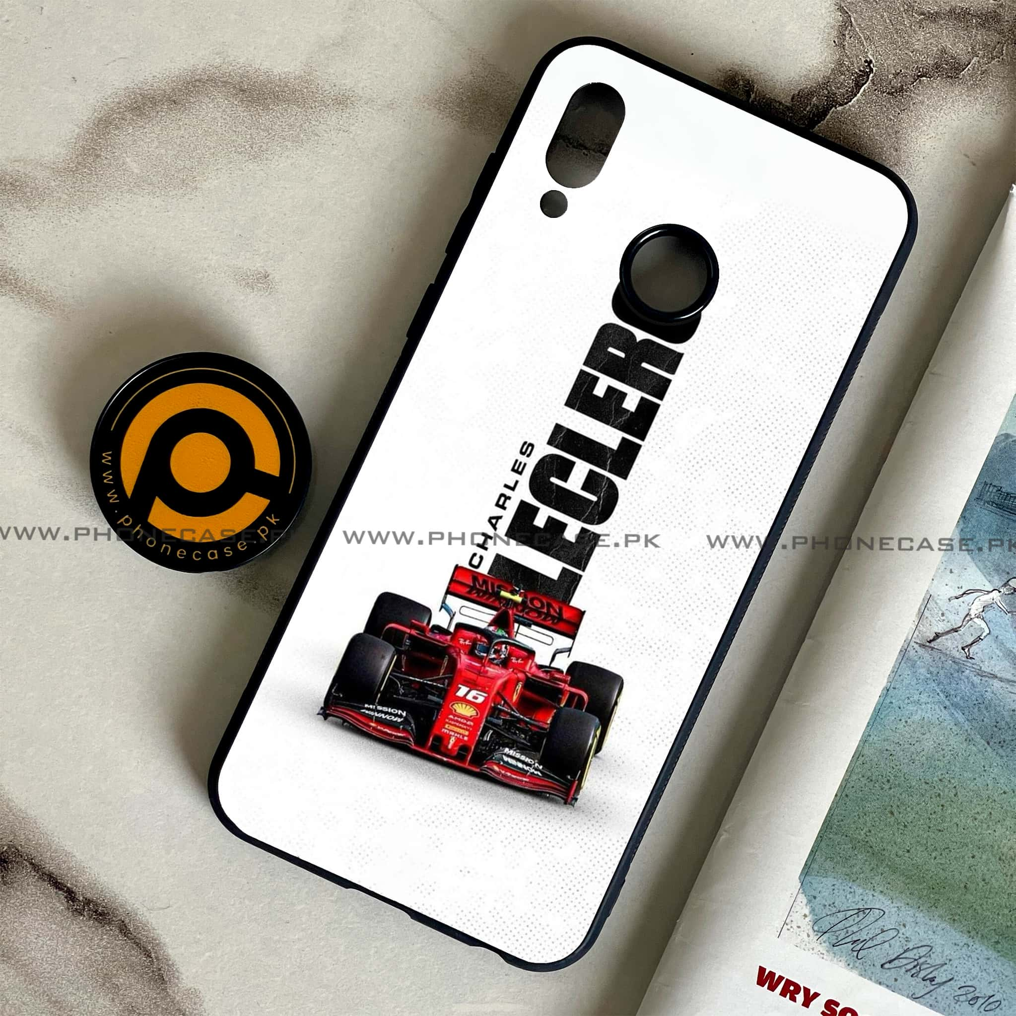 Huawei Honor Play - Formula 1 Design - Premium Printed Glass soft Bumper shock Proof Case