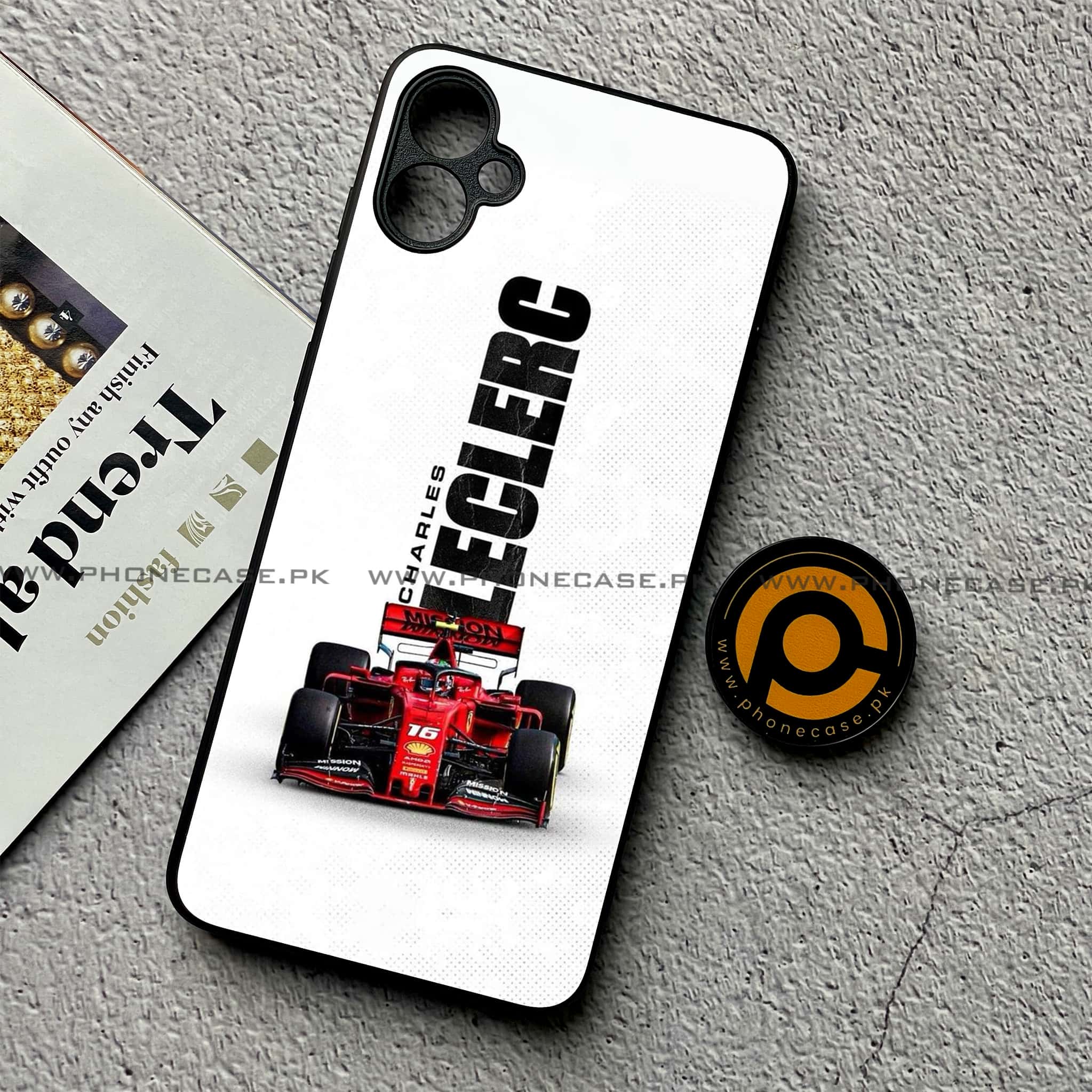Samsung Galaxy A05 - Formula 1 Design Series - Premium Metal Printed soft Bumper shock Proof Case