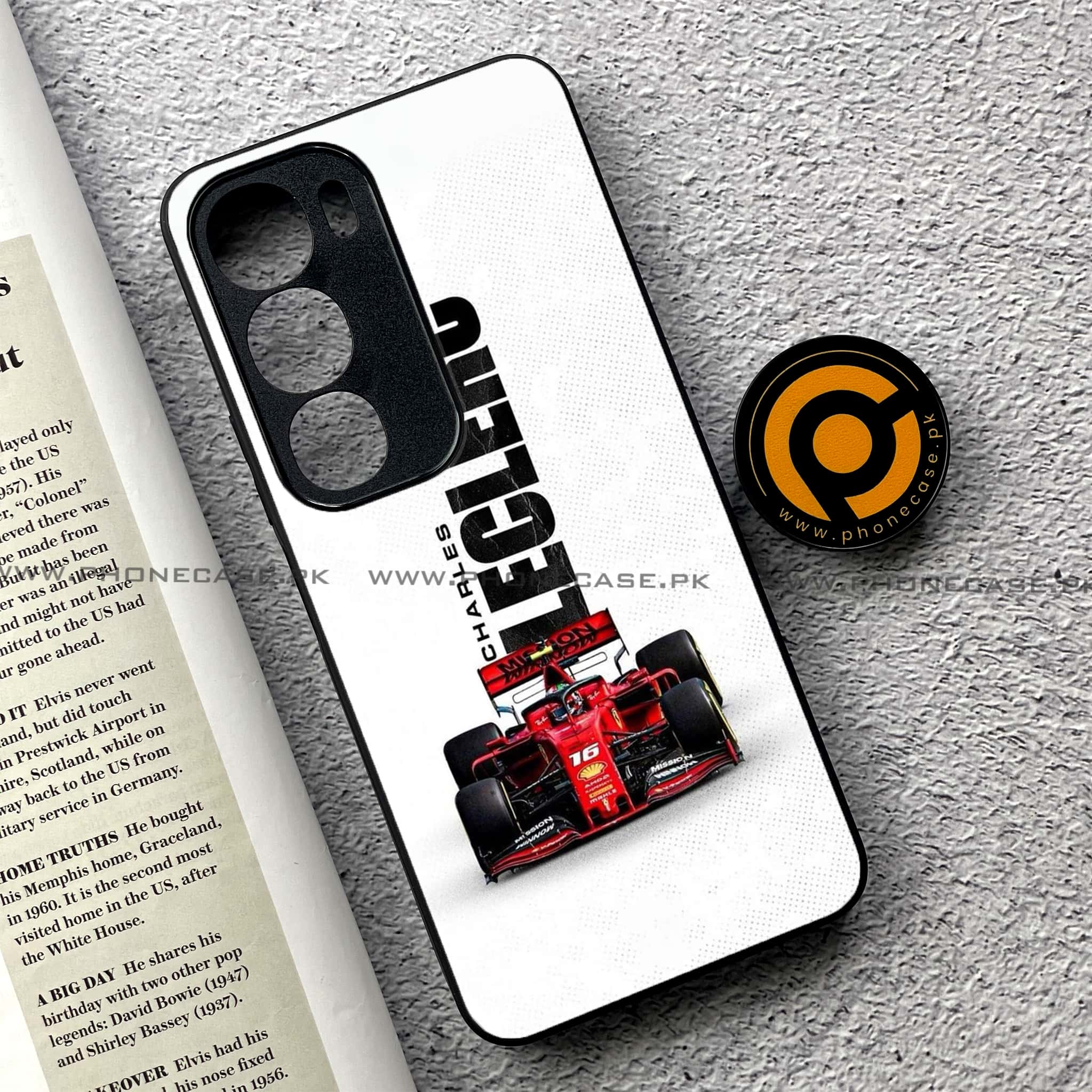 Vivo Y19s Pro - Formula 1 Design - Premium Metal Printed soft Bumper shock Proof Case