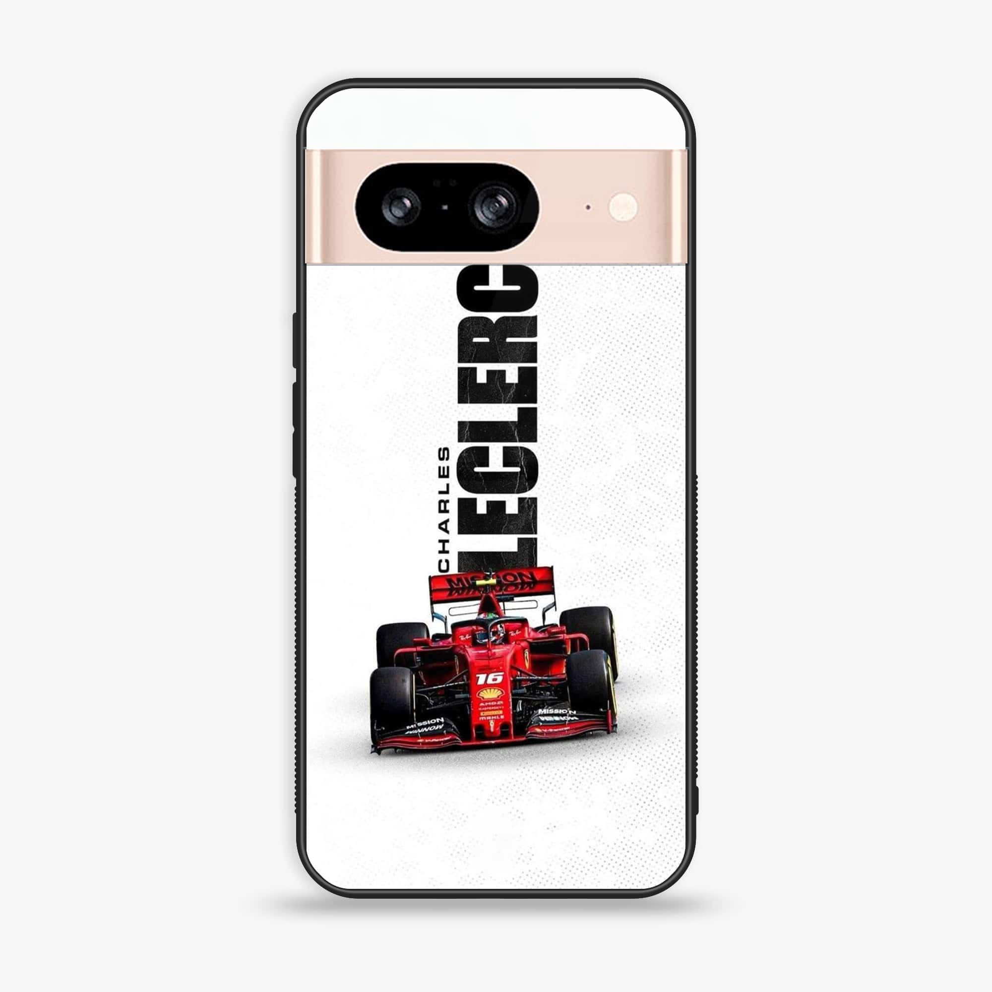 Google Pixel 8 - Formula 1 Design Series - Premium Metal Printed soft Bumper Shock Proof Case