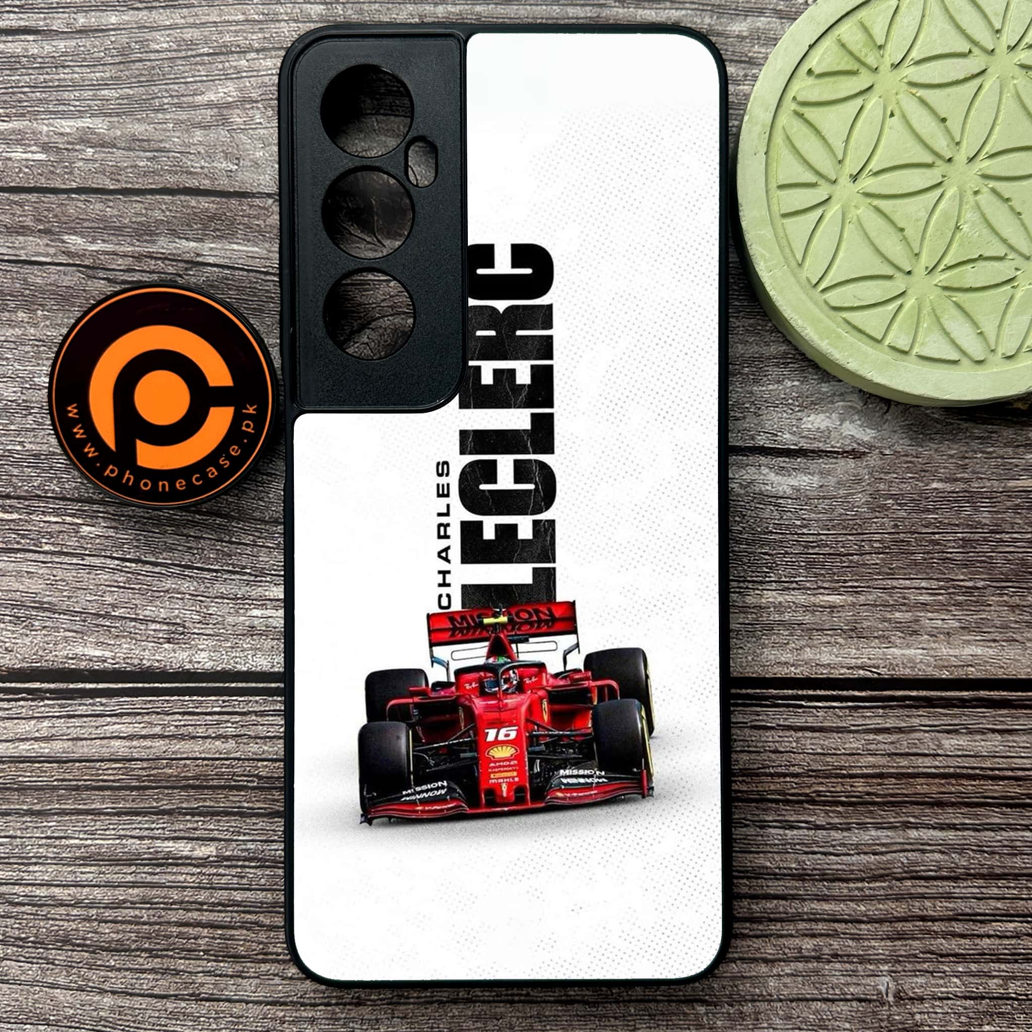 Realme C65  - Formula 1 Design Series - Premium Metal Printed soft Bumper shock Proof Case