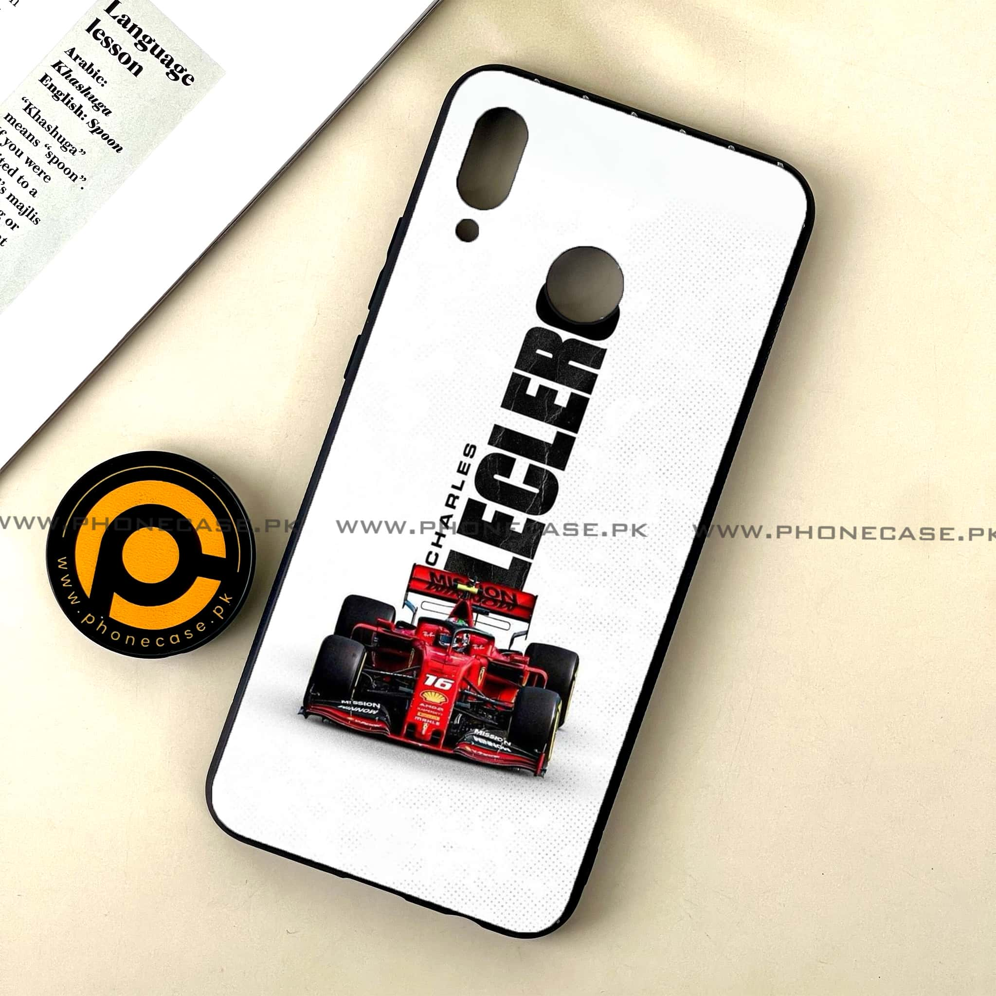 Huawei Nova 3 - Formula 1 Design Series - Premium Printed Glass soft Bumper shock Proof Case