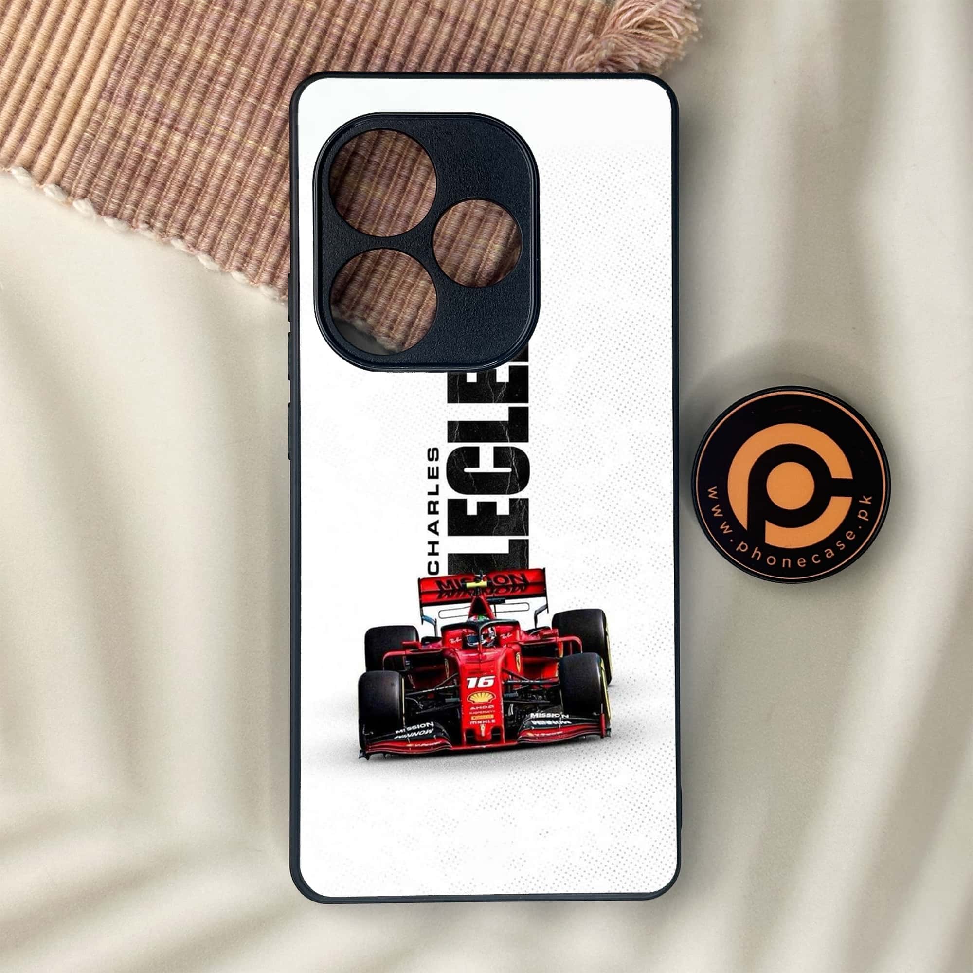 Realme GT 6 - Formula 1 Design Series - Premium Metal Printed soft Bumper shock Proof Case