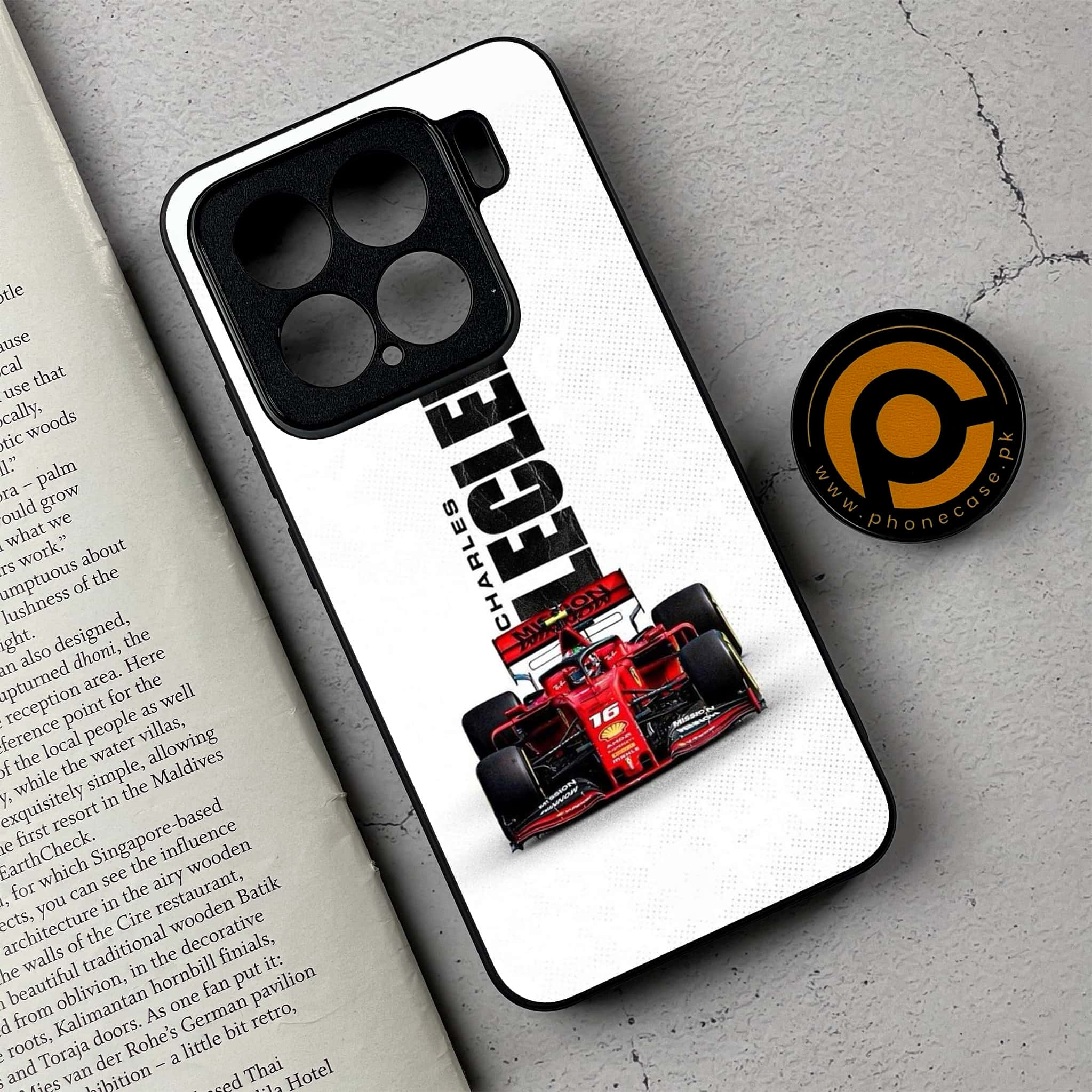 Xiaomi 15 - Formula 1 Design - Premium Metal Printed soft Bumper shock Proof Case