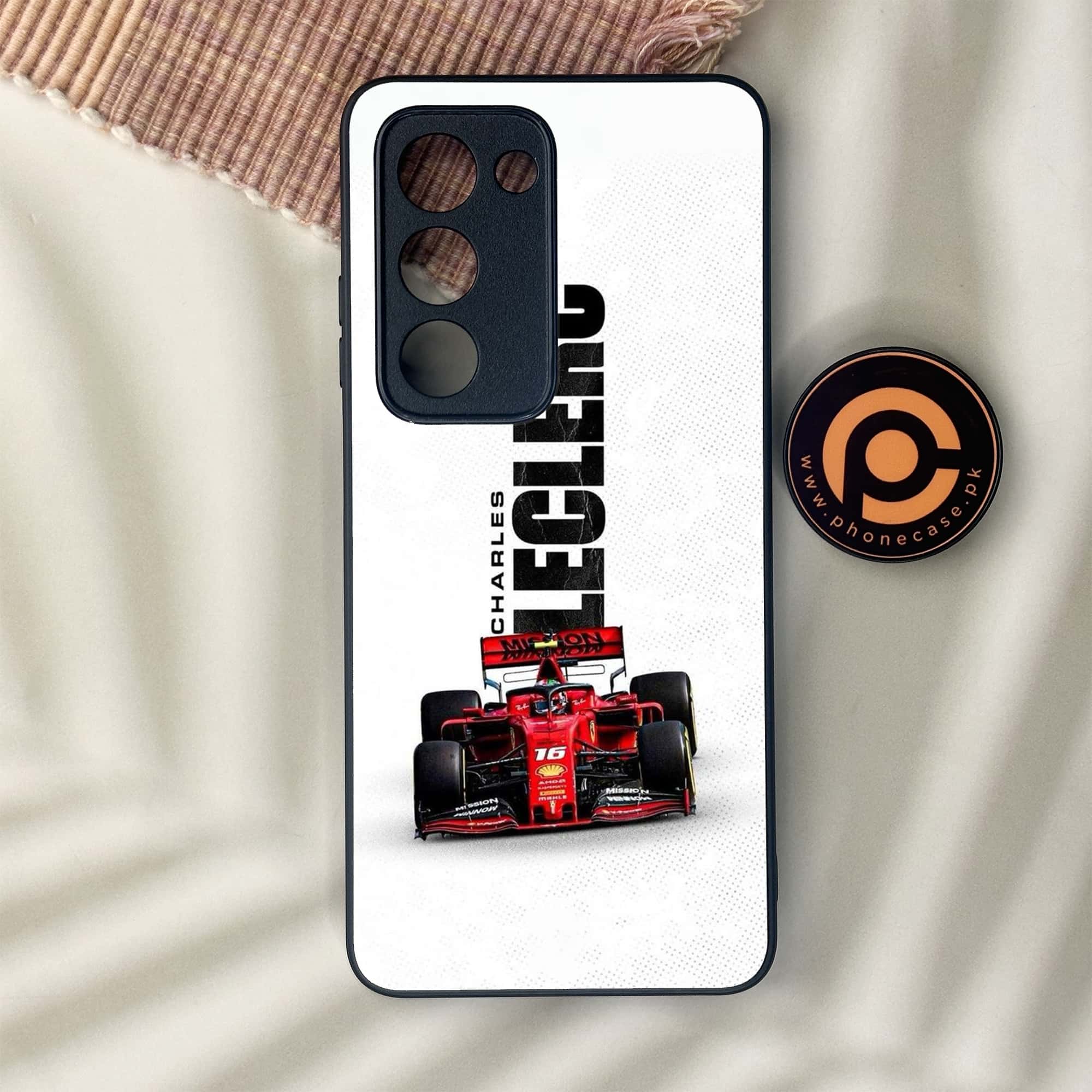 Oppo A5 2025 - Formula 1 Design Series - Premium Metal Printed soft Bumper shock Proof Case