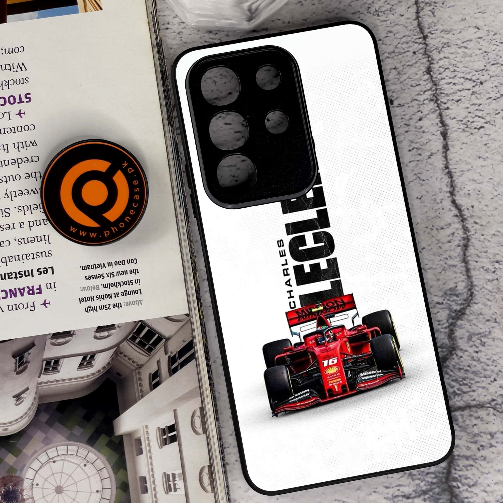 Vivo Y29 4G - Formula 1 Design Series - Premium Metal Printed soft Bumper Shock Proof Case  CS-35198