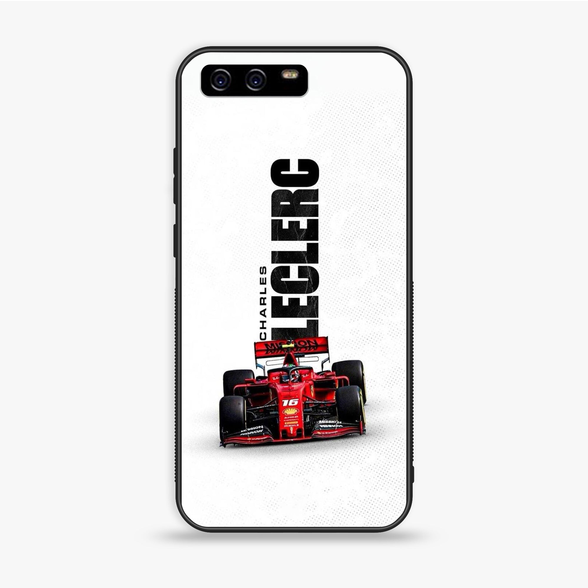 Huawei P10 Plus - Formula 1 Design - Premium Printed Glass soft Bumper shock Proof Case