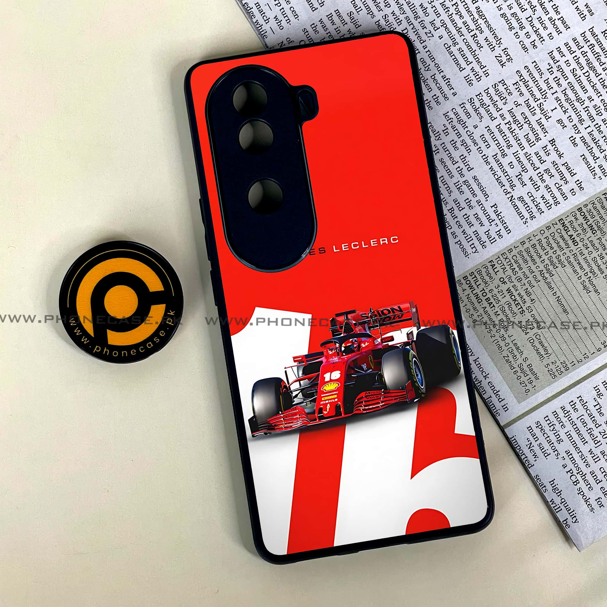 Vivo V40e - Formula 1 Design - Premium Metal Printed soft Bumper shock Proof Case