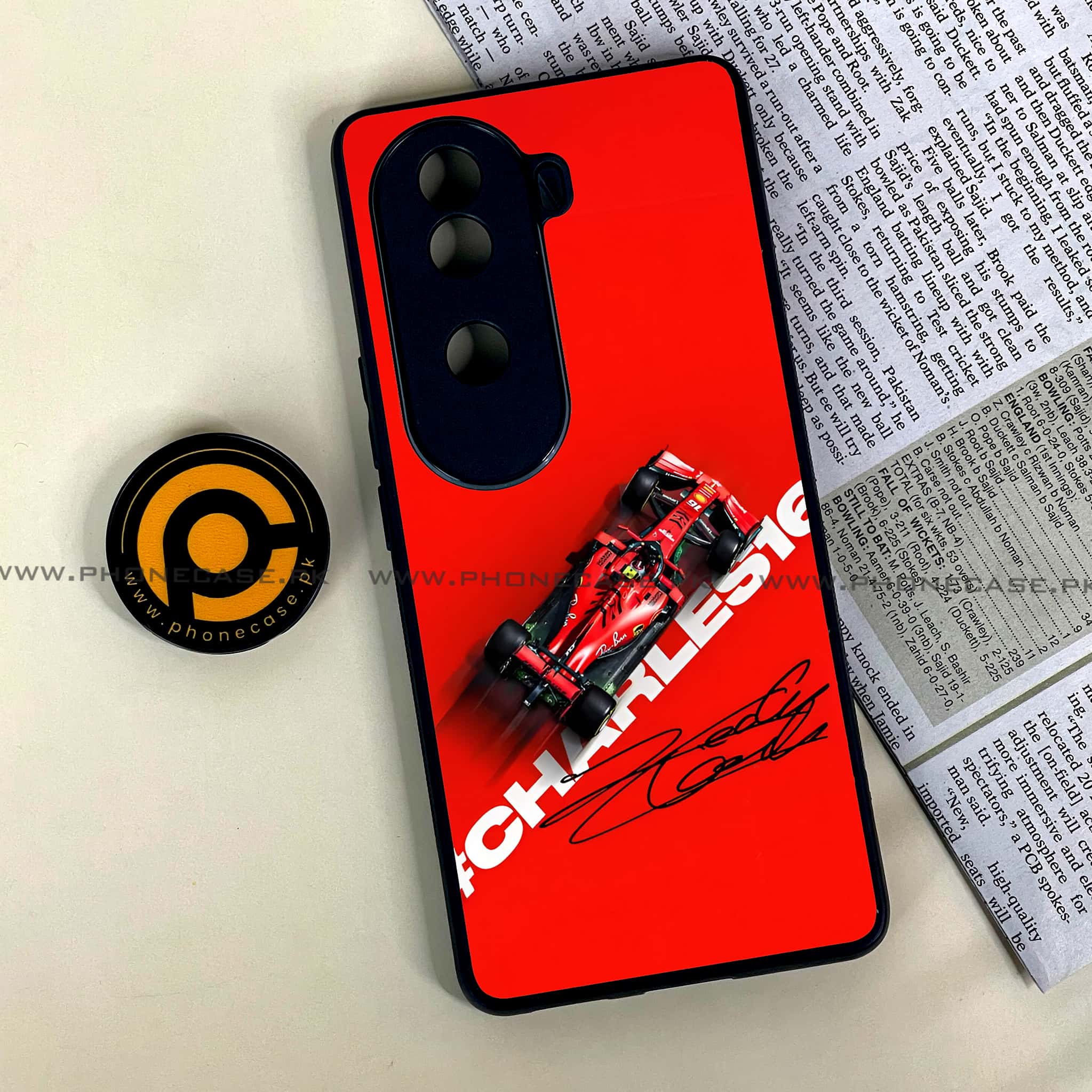 Vivo V40e - Formula 1 Design - Premium Metal Printed soft Bumper shock Proof Case