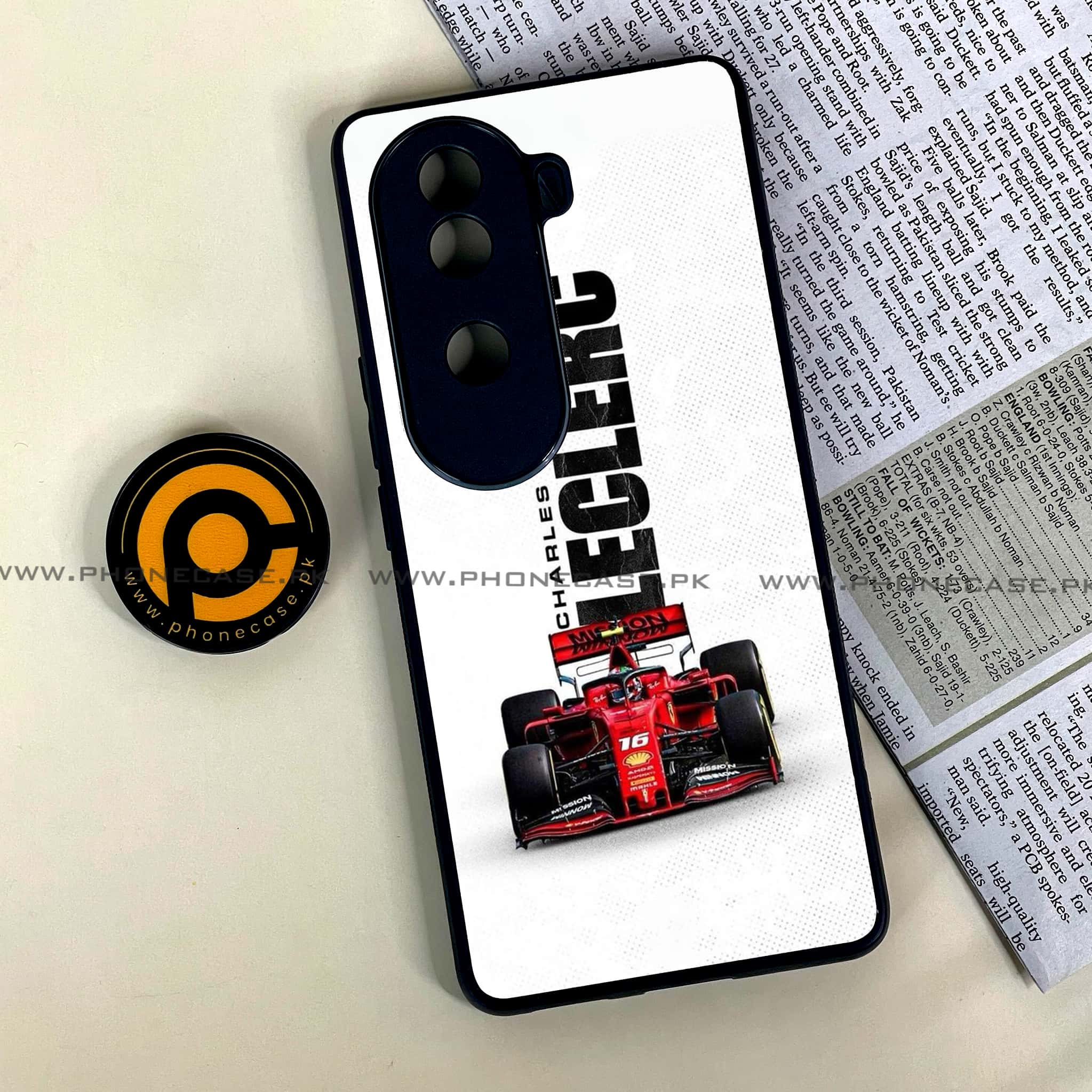 Vivo V40e - Formula 1 Design - Premium Metal Printed soft Bumper shock Proof Case