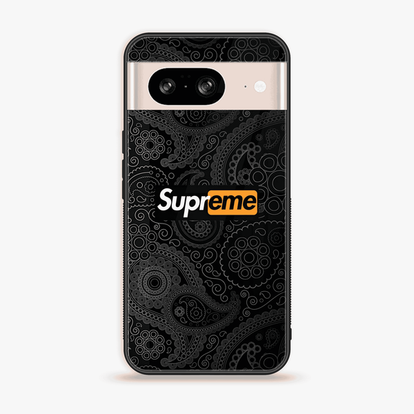 Google Pixel 8 - Supreme Series Design 5  - Premium Metal Printed soft Bumper Shock Proof Case  CS-33071