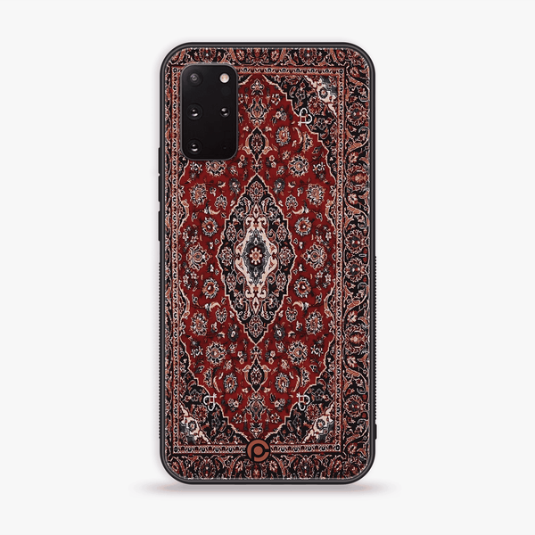 Galaxy S20 Plus - Persian Rugs Design 2  - Soft Bumper shock Proof Glass Case  CS-32730