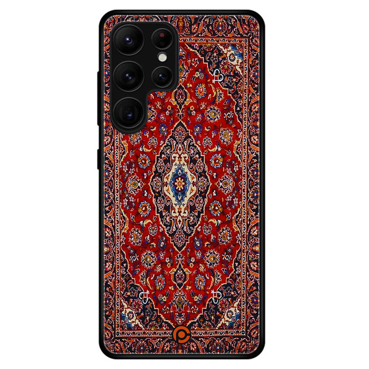 Samsung Galaxy S23 Ultra - Persian Rugs Design - Premium Metal Printed soft Bumper shock Proof Case