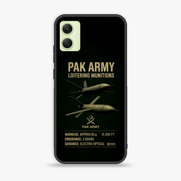 Samsung Galaxy A05 -  PAF Loitering Munitions - Premium Metal Printed soft Bumper shock Proof Case CS-32693