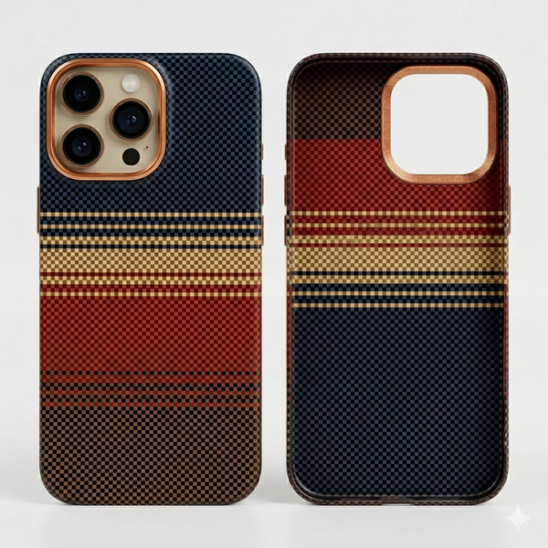 iPhone 16 Pro Max - Vintage Weave - Premium Aramid Fiber Case with Built-in Camera Bezel