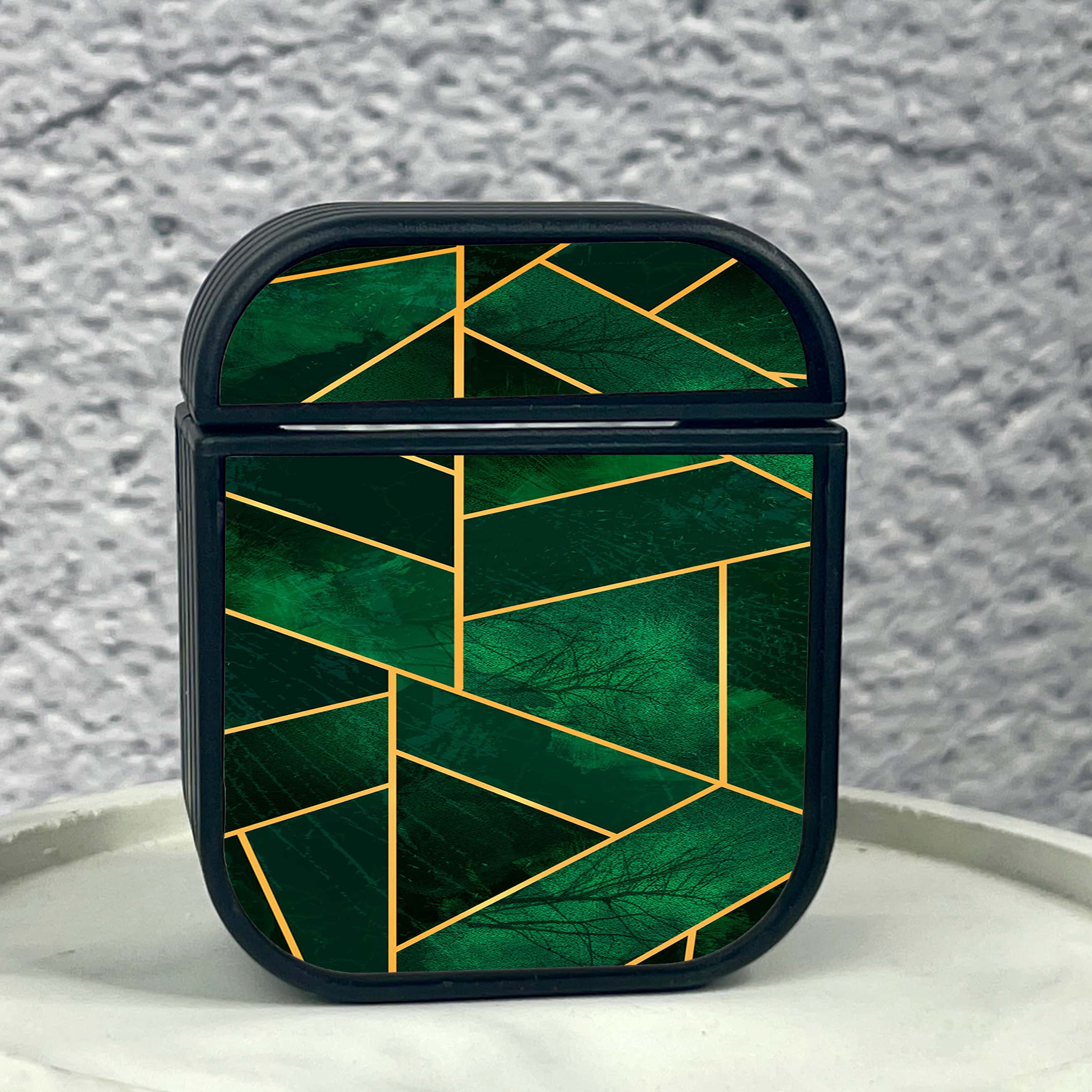 Apple Airpods 1/2 Case - Geometric Marble Series - Front Back Premium Print