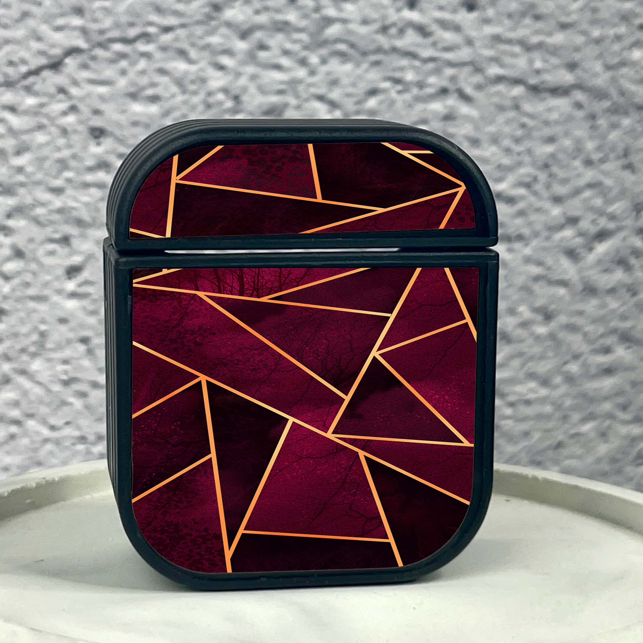 Apple Airpods 1/2 Case - Geometric Marble Series - Front Back Premium Print