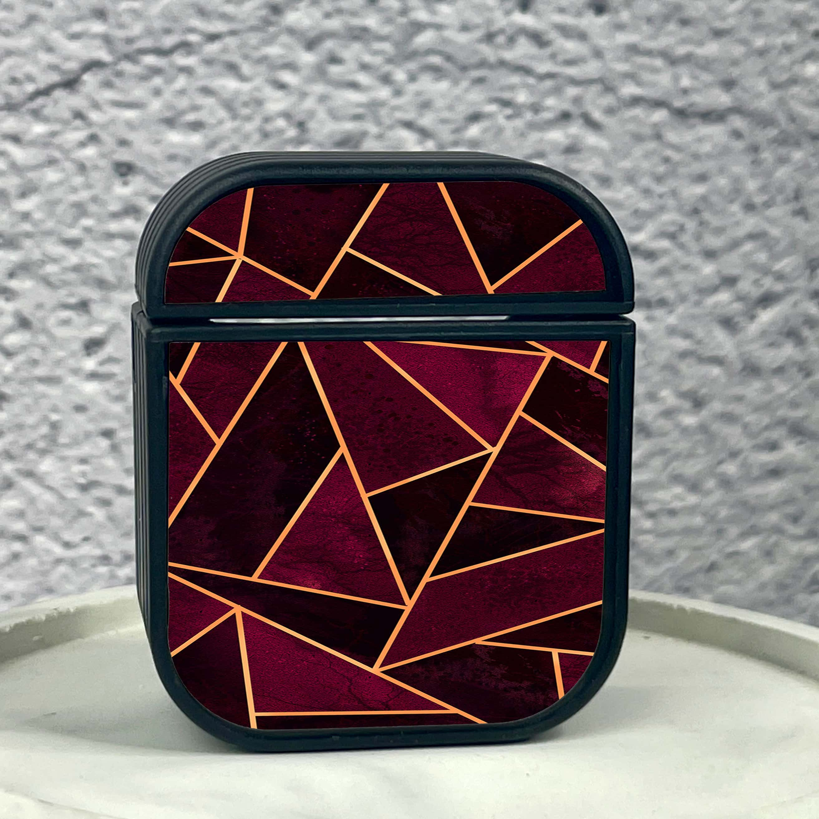 Apple Airpods 1/2 Case - Geometric Marble Series - Front Back Premium Print