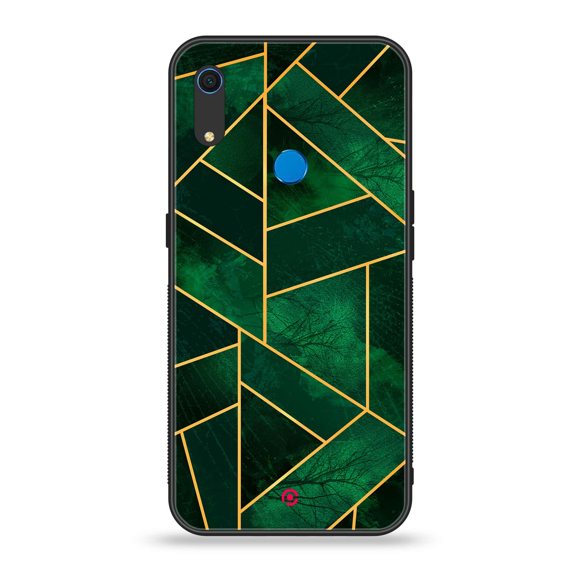 Huawei Y6s - Geometric Marble Series - Premium Printed Metal soft Bumper shock Proof Case