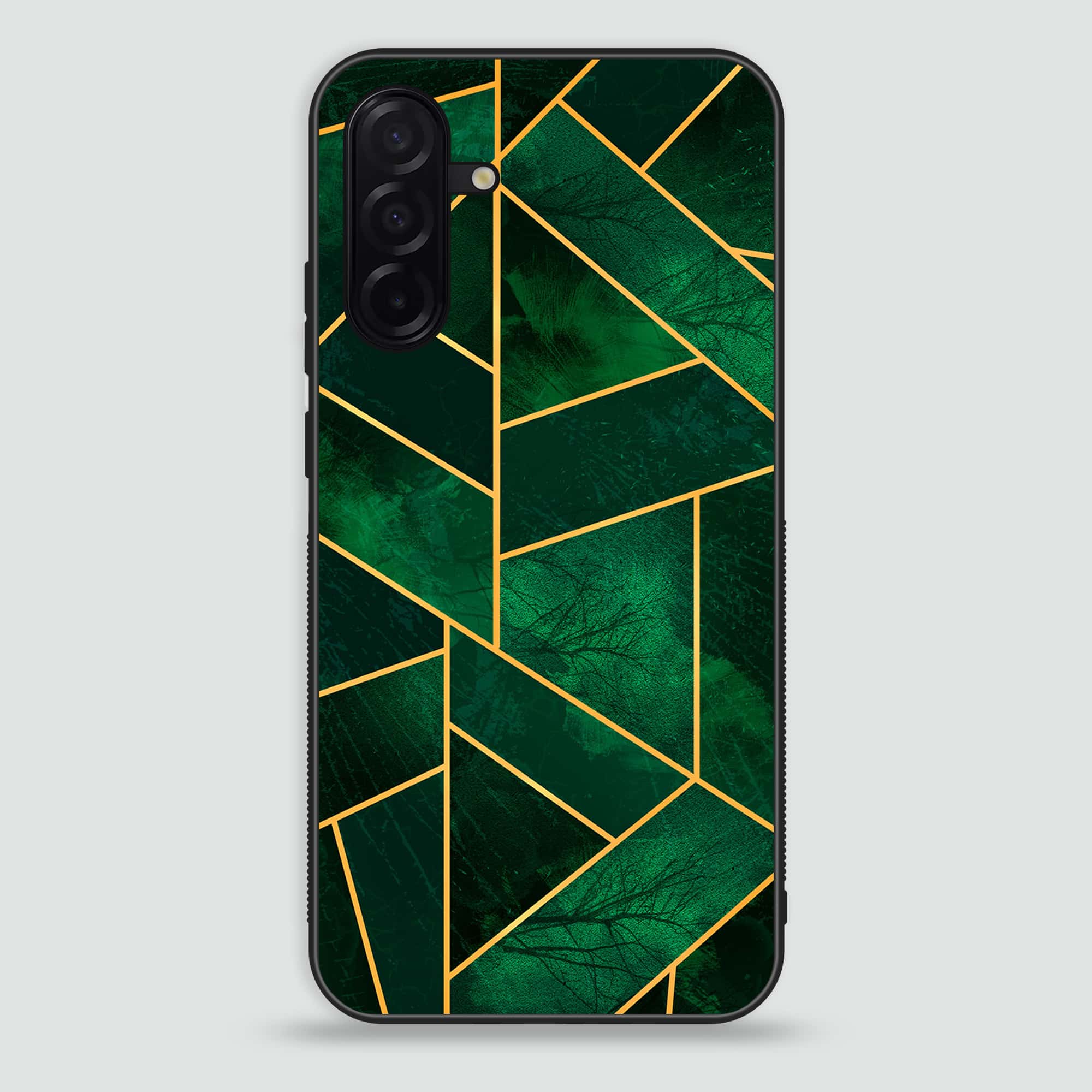 Samsung Galaxy A26 -   Geometric Marble Series - Premium Printed Glass soft Bumper shock Proof Case