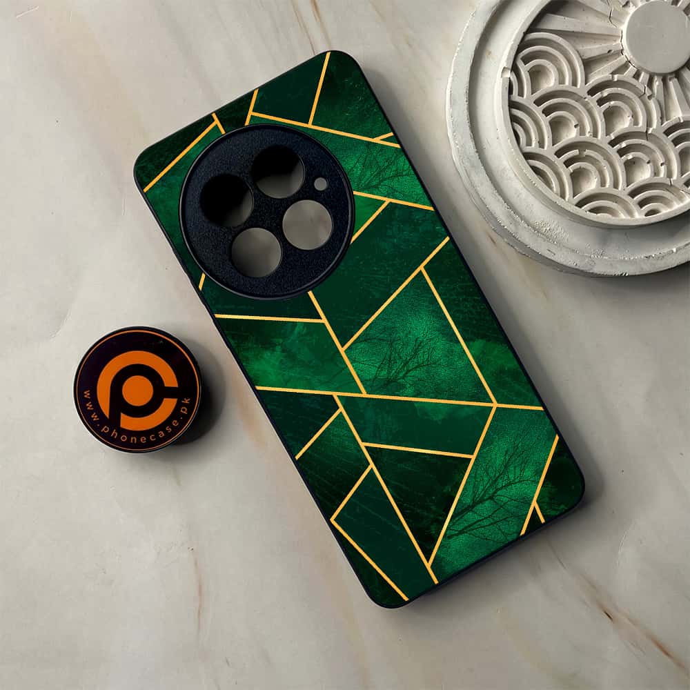 OnePlus 13 - Geometric Marble Series - Premium Metal Printed soft Bumper shock Proof Case