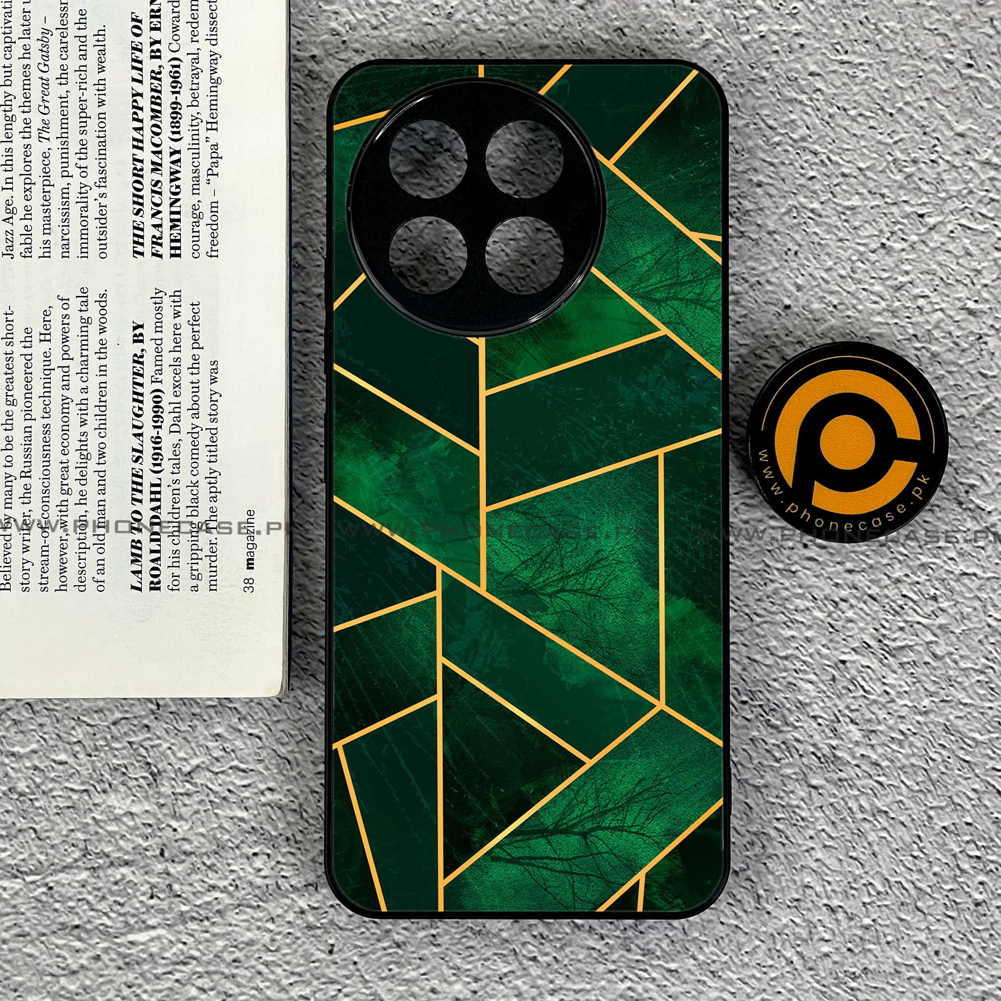 OnePlus Ace 5 - Geometric Marble Series - Premium Metal Printed soft Bumper shock Proof Case