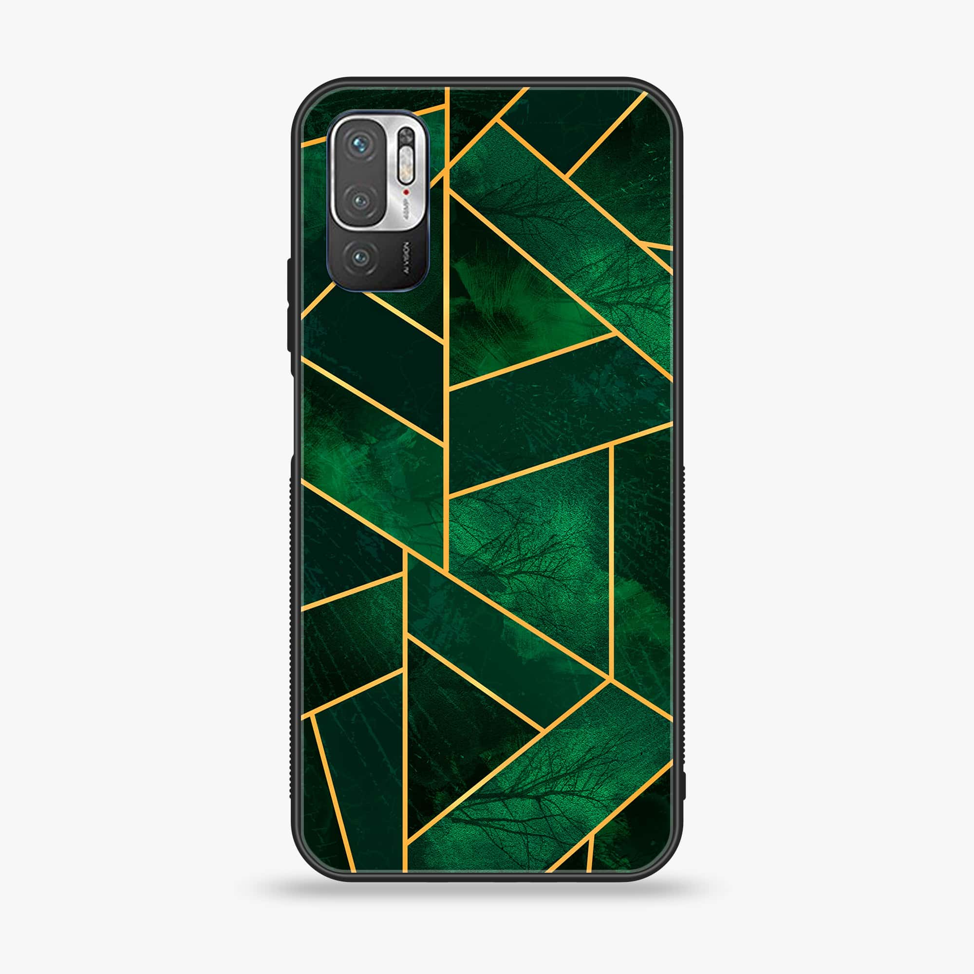 Xiaomi Redmi Note 10 5G - Geometric Marble Series - Premium Printed Glass soft Bumper shock Proof Case