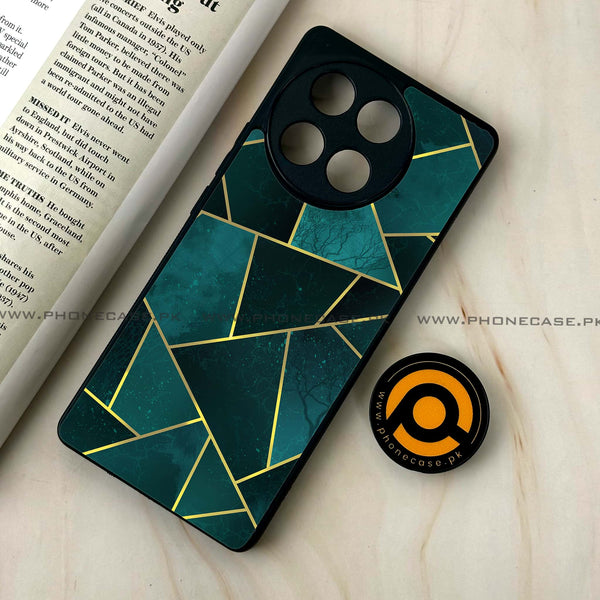 Tecno Camon 30s - Geometric Marble Design 1 - Premium Metal Printed soft Bumper shock Proof Case  CS-35004