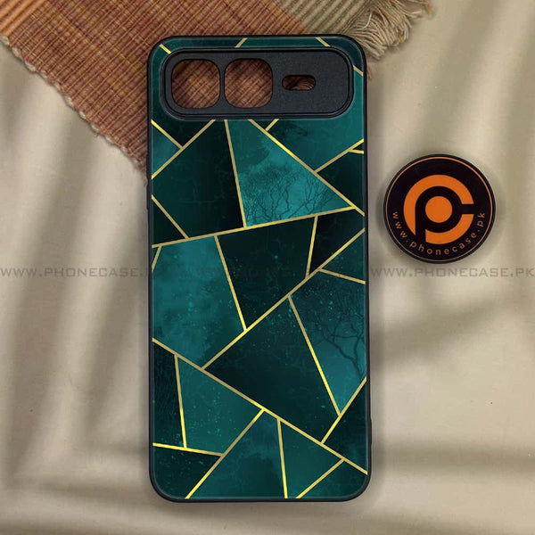 Infinix Smart 10 Plus - Geometric Marble Design 1 - Premium Metal Printed soft Bumper shock Proof Case  CS-42418