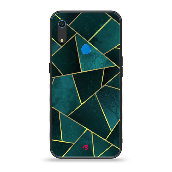 Huawei Y6s - Geometric Marble Series - Premium Printed Metal soft Bumper shock Proof Case