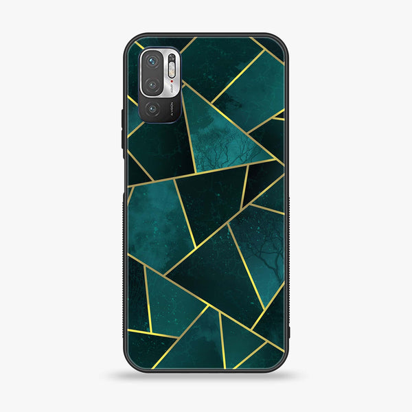 Xiaomi Redmi Note 10 5G - Geometric Marble Series - Premium Printed Glass soft Bumper shock Proof Case