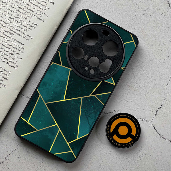 Xiaomi 15 Ultra - Geometric Marble Series - Premium Metal Printed Soft Bumper Shockproof Case