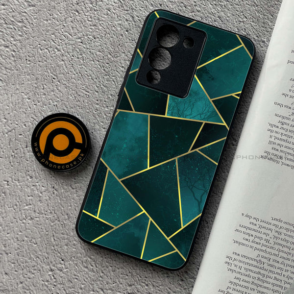 Infinix Note 12 G96 Geometric Marble  Design 1 Premium Printed Glass soft Bumper shock Proof Case