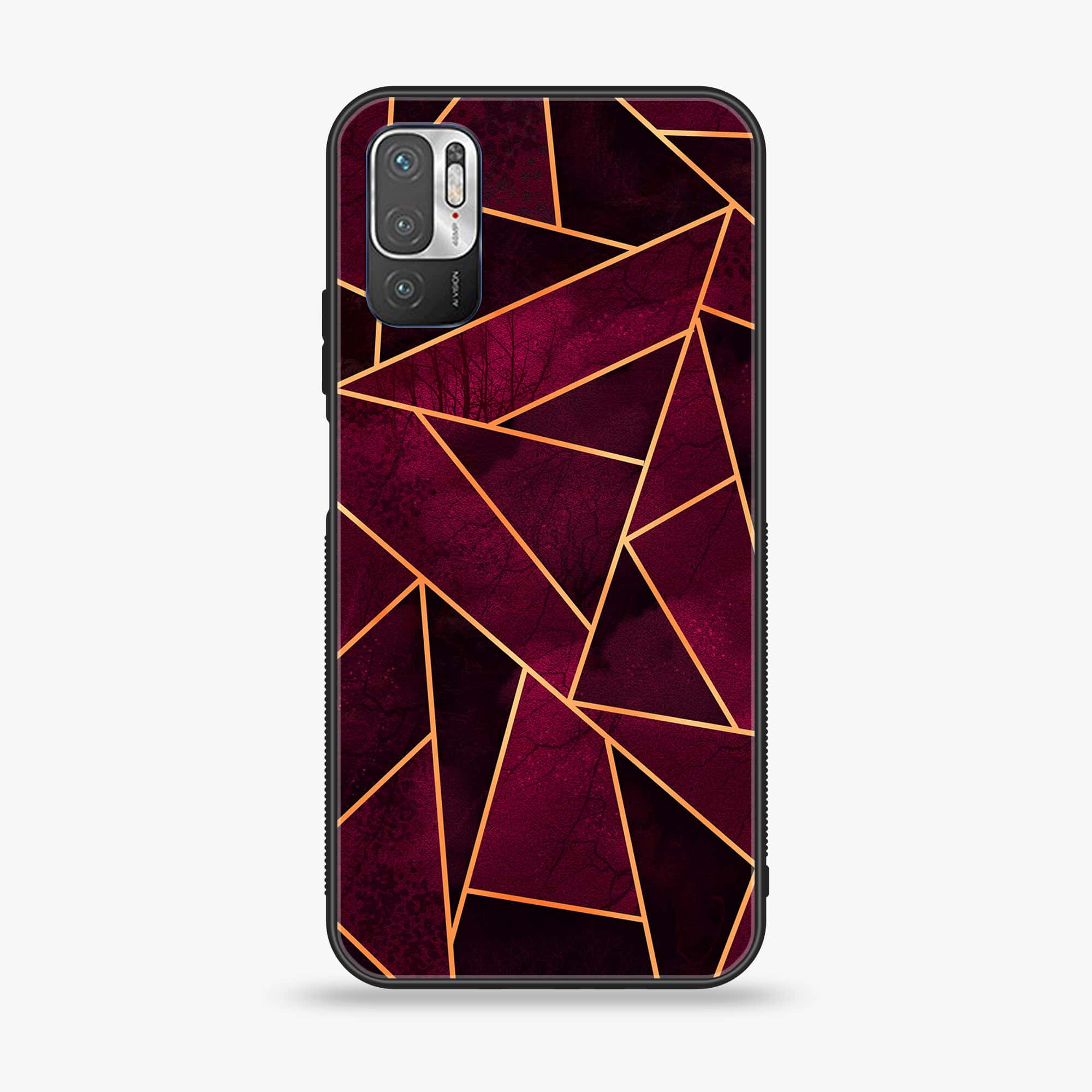 Xiaomi Redmi Note 10 5G - Geometric Marble Series - Premium Printed Glass soft Bumper shock Proof Case