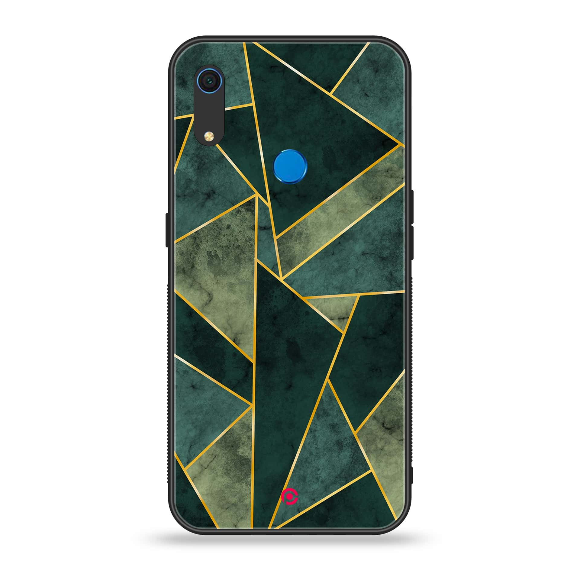 Huawei Y6s - Geometric Marble Series - Premium Printed Metal soft Bumper shock Proof Case