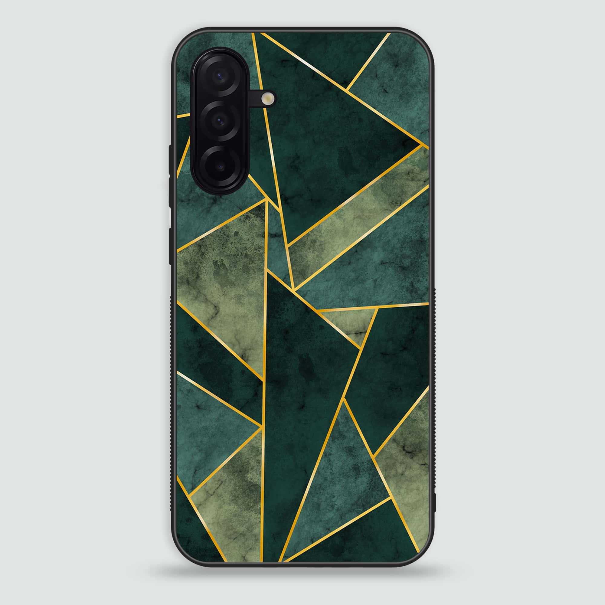 Samsung Galaxy A26 -   Geometric Marble Series - Premium Printed Glass soft Bumper shock Proof Case